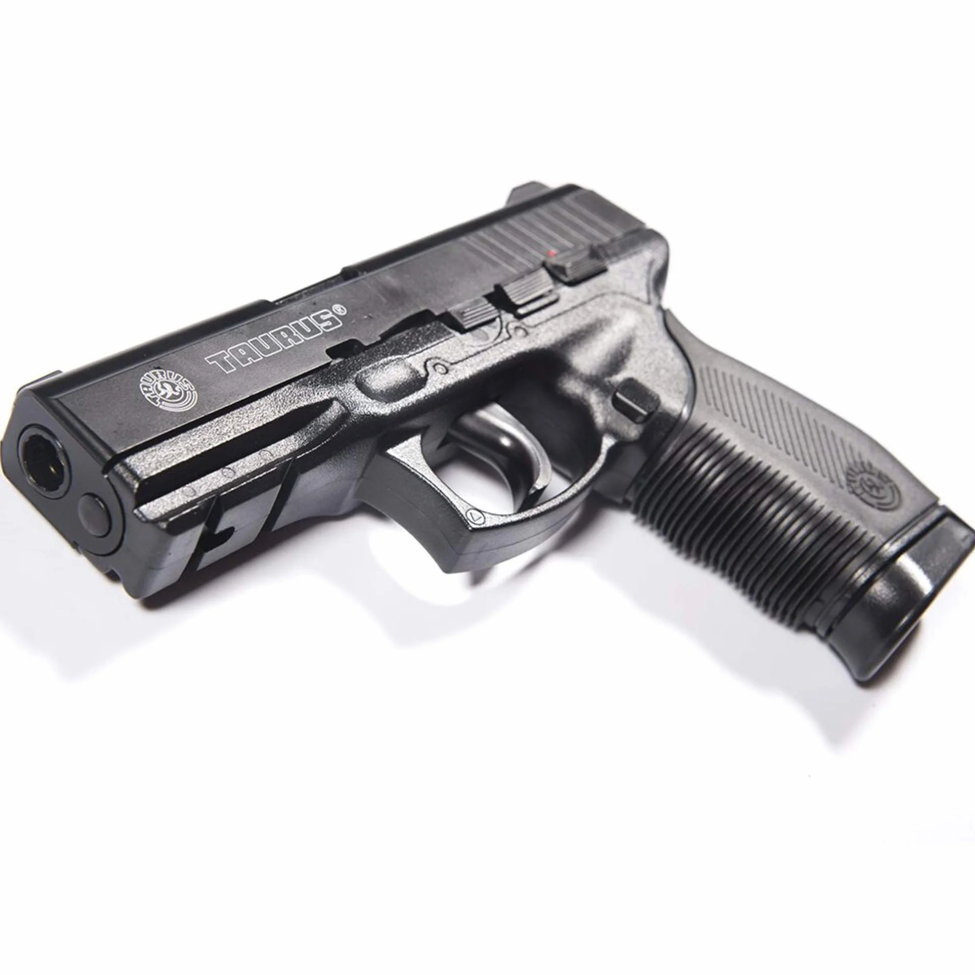 Cybergun Pistola Softair Taurus PT24/7 - Caricamento Manuale - Abs - Semiautomatica - Bax Regolabile - Caricatore 25 Pallini - Colore Nero - Replica Giocattolo