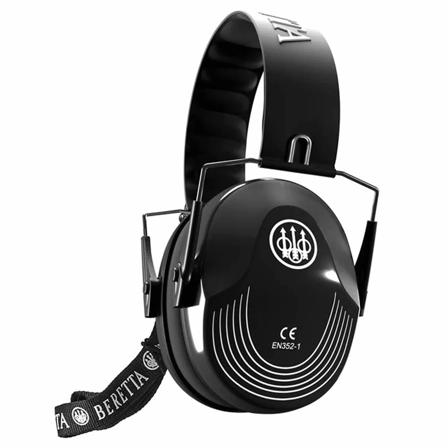 Beretta Paraorecchie New Prevail, Nero, Taglia unica
