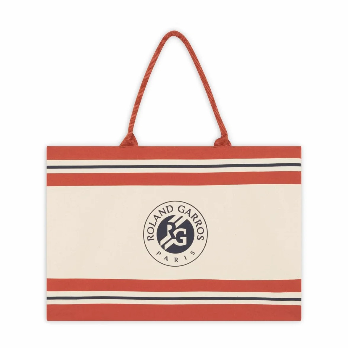 ROLAN GARROS Heritage Tote Bag Beige
