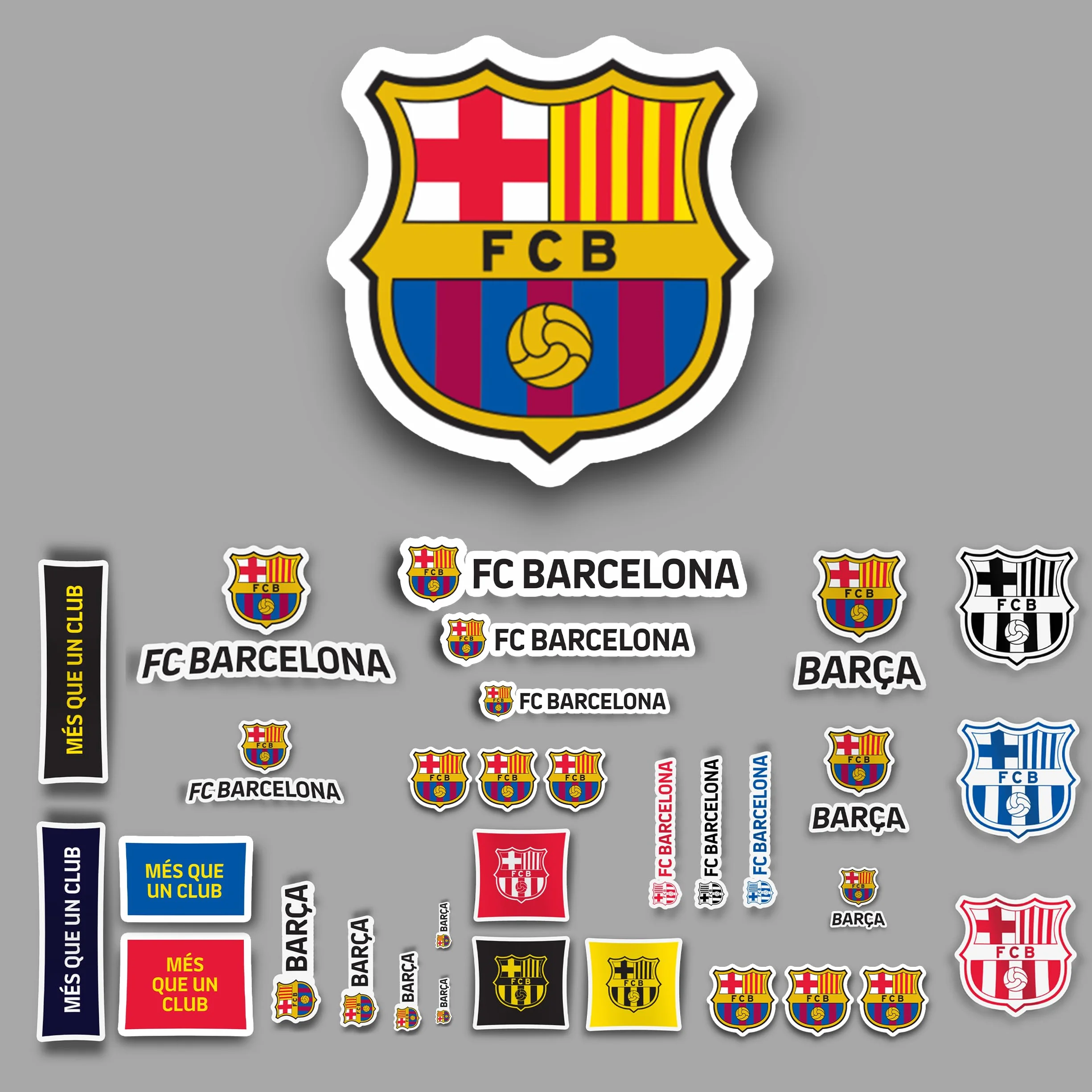 FC Barcelona Adesivo da parete in vinile 70 x 40 cm