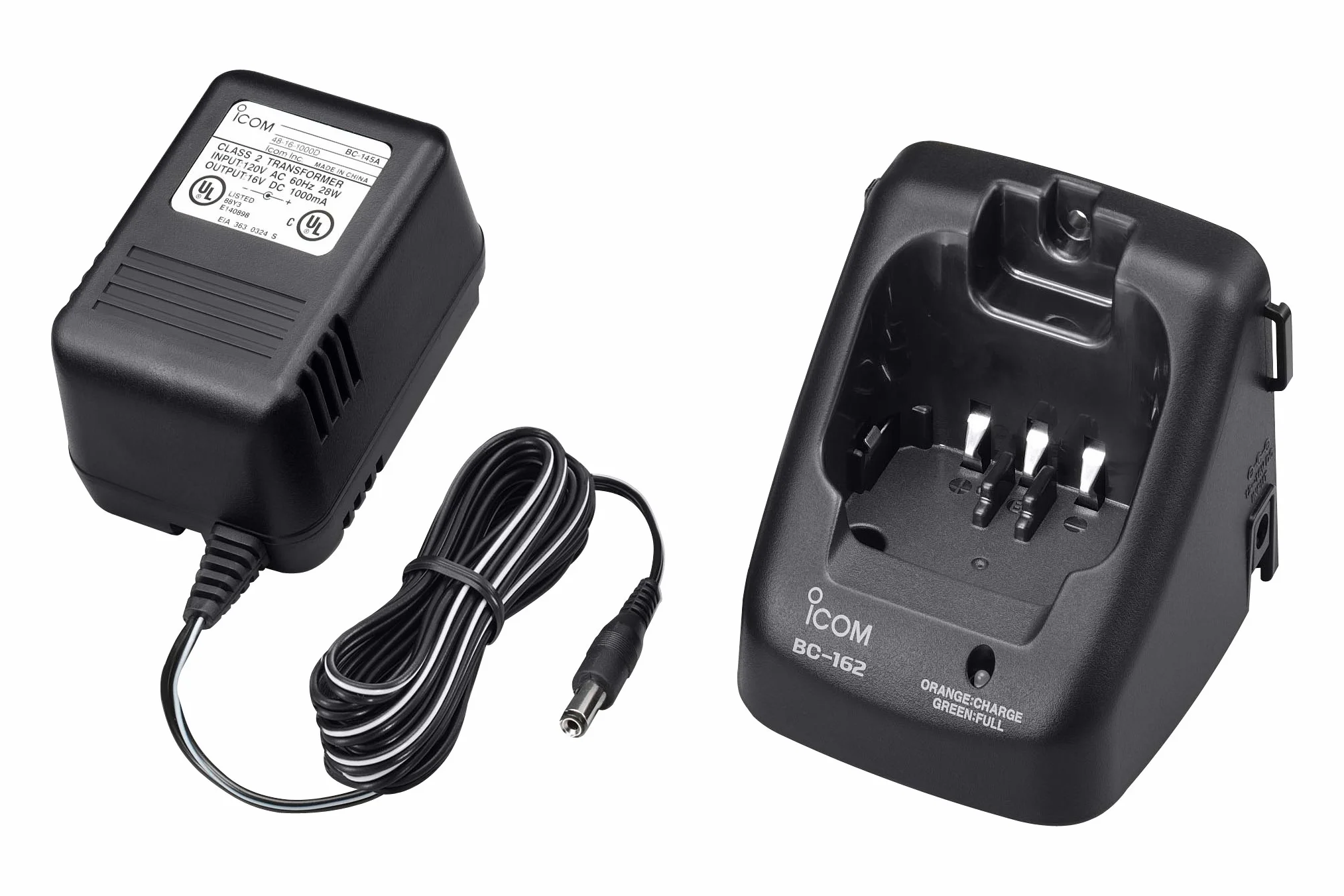 ICOM BC-162 Caricatore Nero