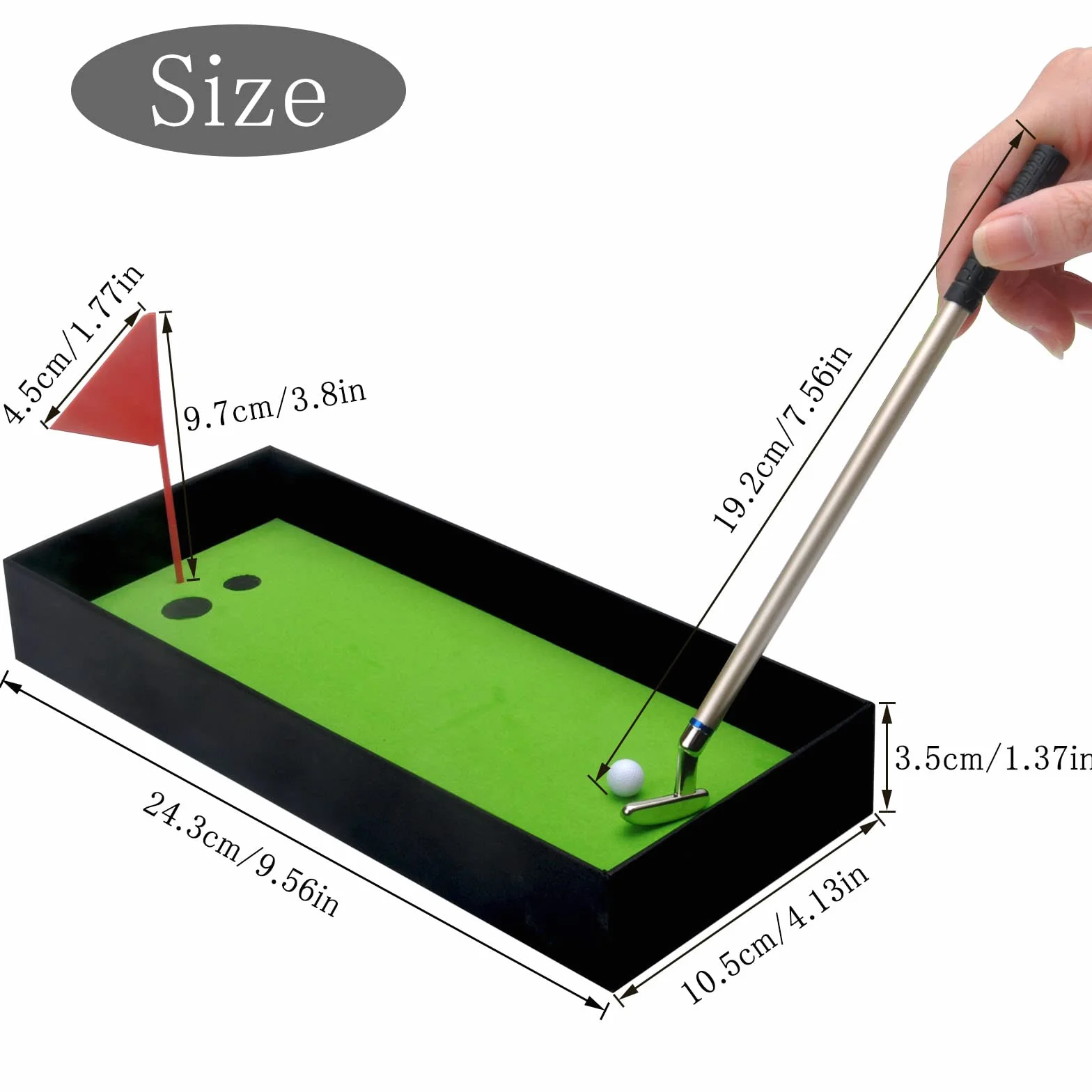 HENGBIRD Set di 3 Penne a Forma di Golf, Regali per Uomini