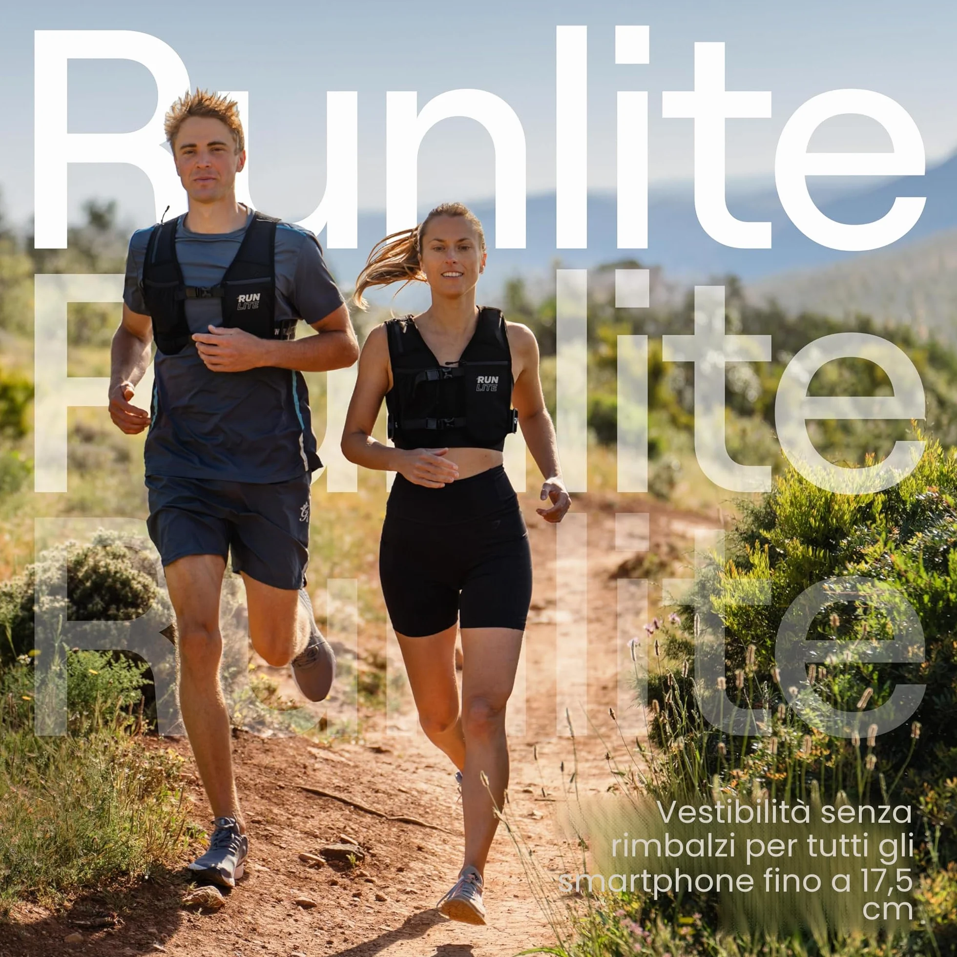 Gilet Running Unisex Impermeabile con Porta Cellulare 5 Tasche Riflettente per Corsa Jogging M/L (84-112 cm)