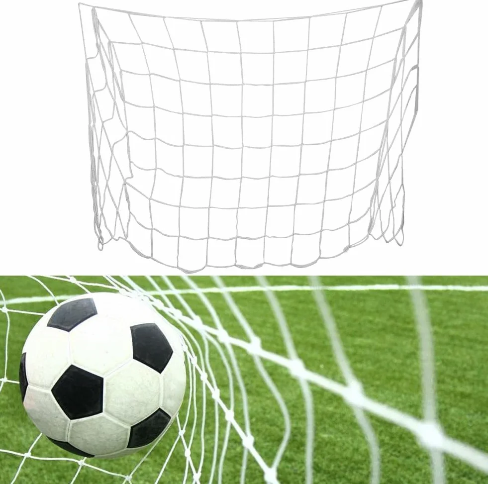 Rete da Calcio 3x2 m Fibra di Polipropilene Sostituzione Porta Allenamento