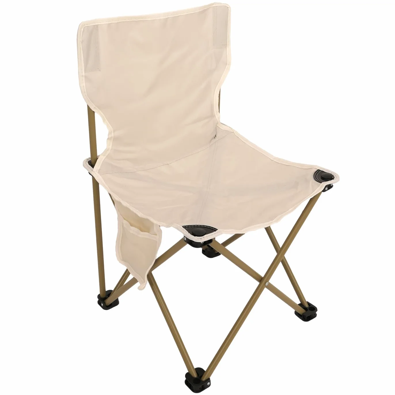 Set da campeggio HWC-N50 tavolo pieghevole 4 sedie pieghevoli sedia da pesca borsa metallo bianco