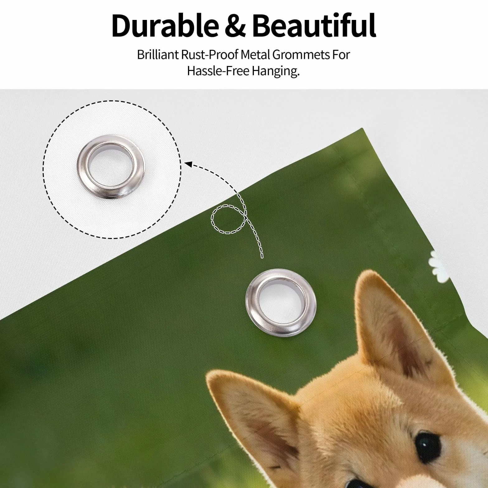 Bella Bandiera Shiba Inu Patriottica per Esterni Coppa del Mondo 2026