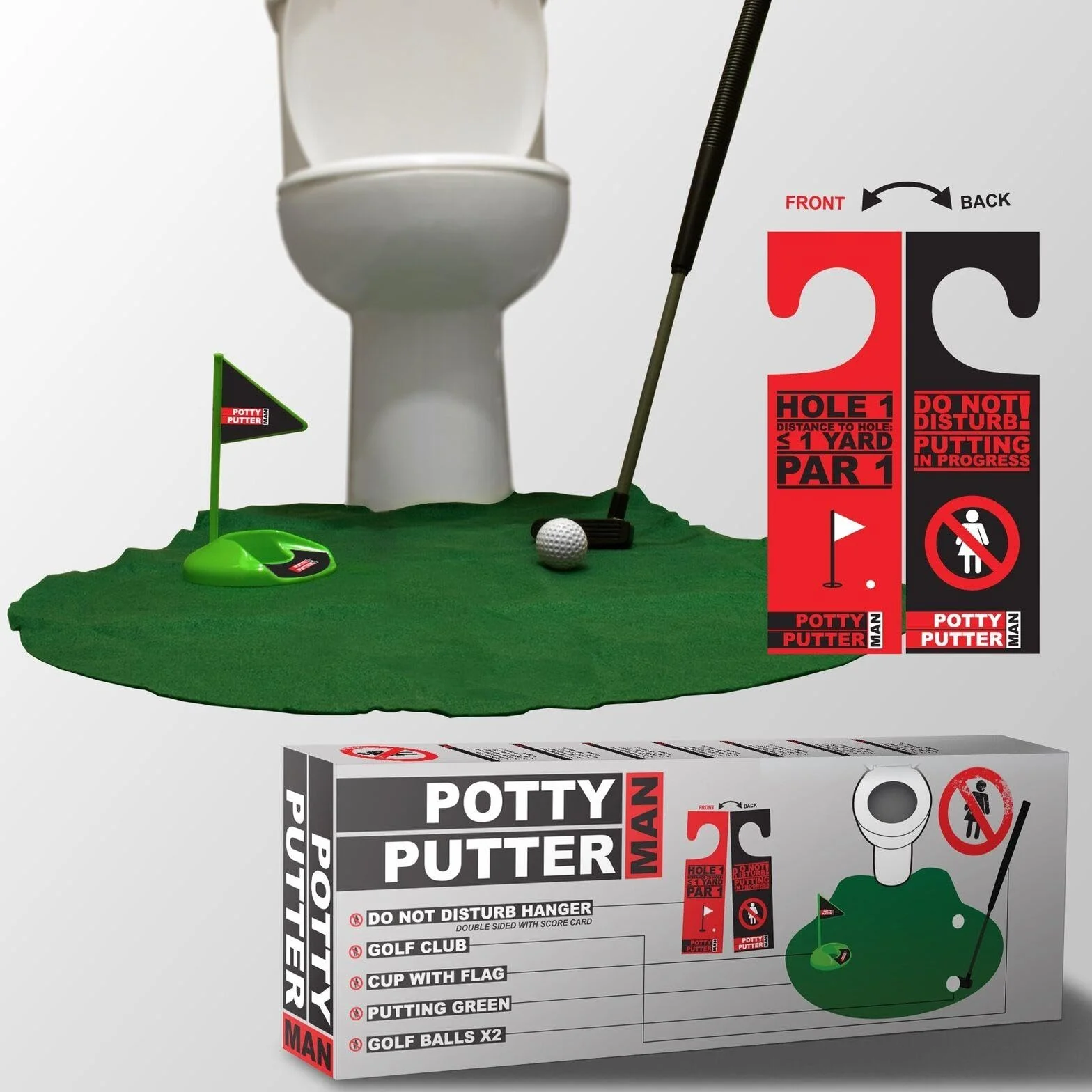Potty Putter Tappetino Mini-Golf per WC