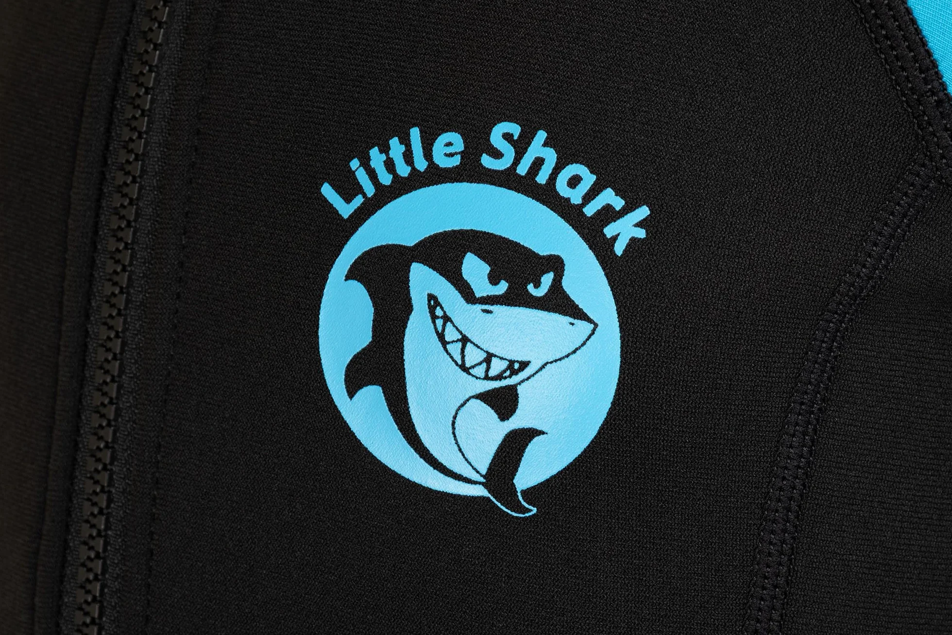 Cressi Little Shark Muta Shorty 2 mm Bambini Unisex Maniche Corte Protezione Termica UV Nuoto Snorkeling Sport Acquatici Zip Frontale
