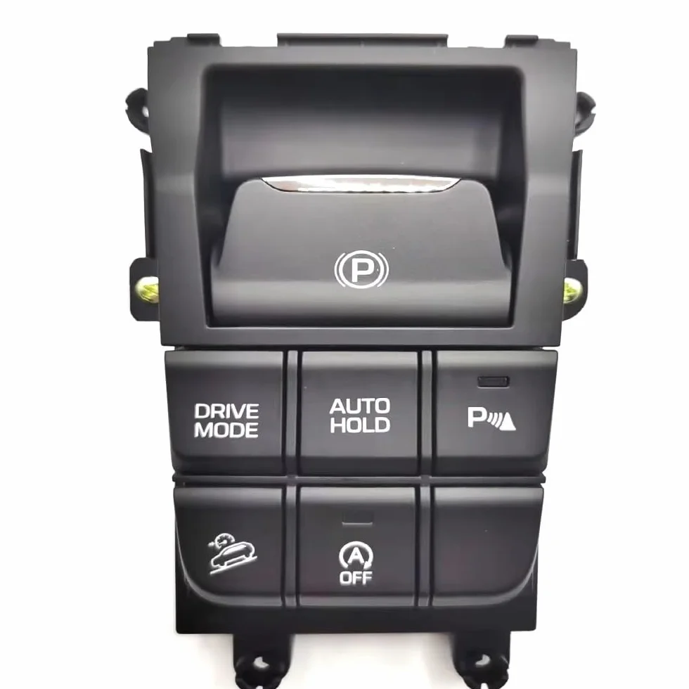 NATWEE Pulsante Freno A Mano Compatibile con Hyundai per Tucson 2016 2017 Interruttore Freno a Mano elettronico Interruttore Console Flusso Completo 93300-D3010