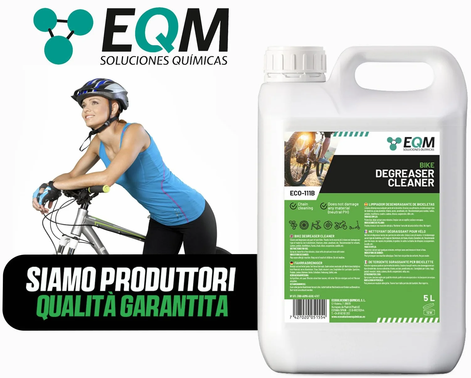 Sgrassatore Neutro per Biciclette 5L ECO-111B