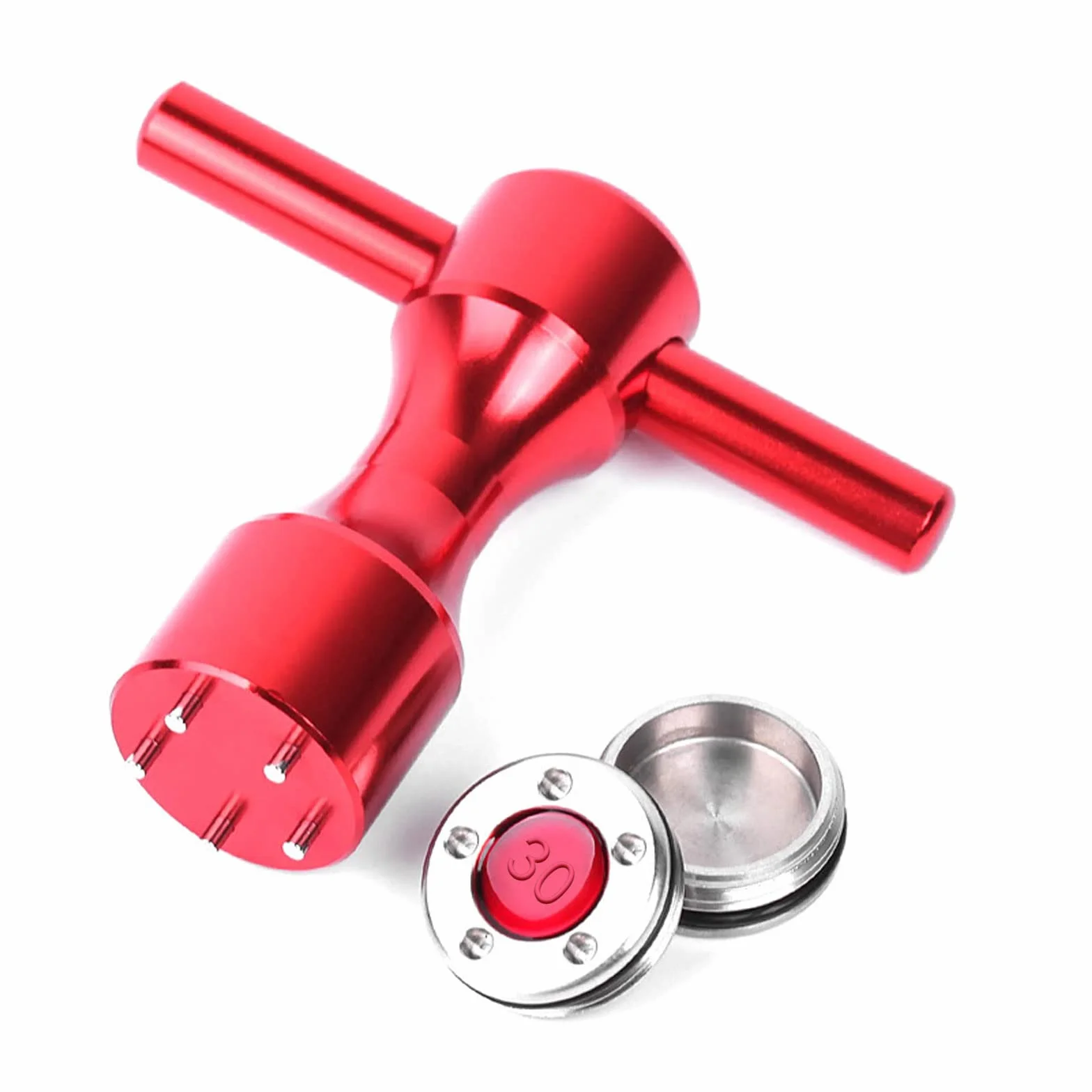 Pesi per putter da golf OUKENS 2 pezzi 25-40 g rossi chiave Scotty Cameron 30G