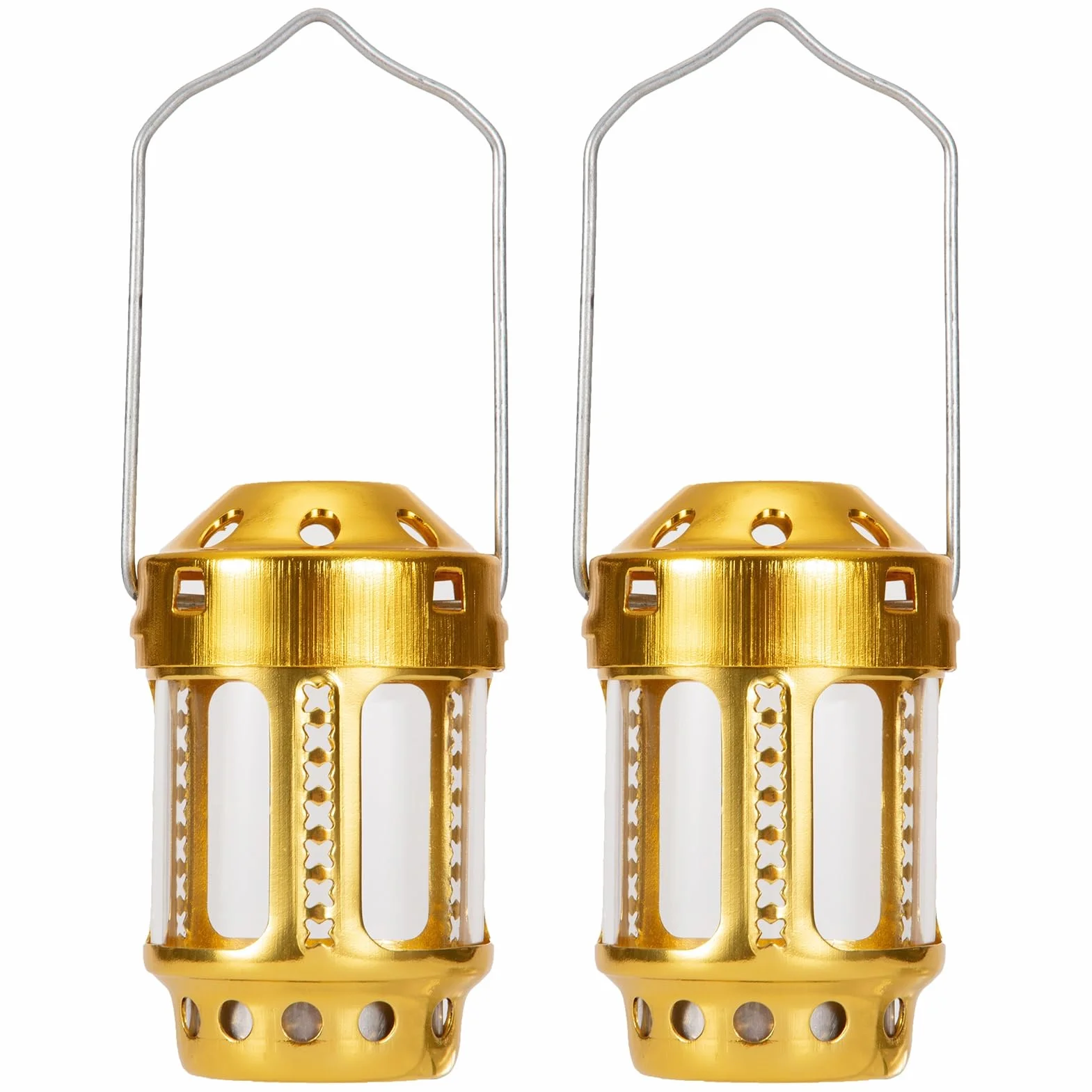 Lampada a candela da campeggio in lega di alluminio 2 PCS