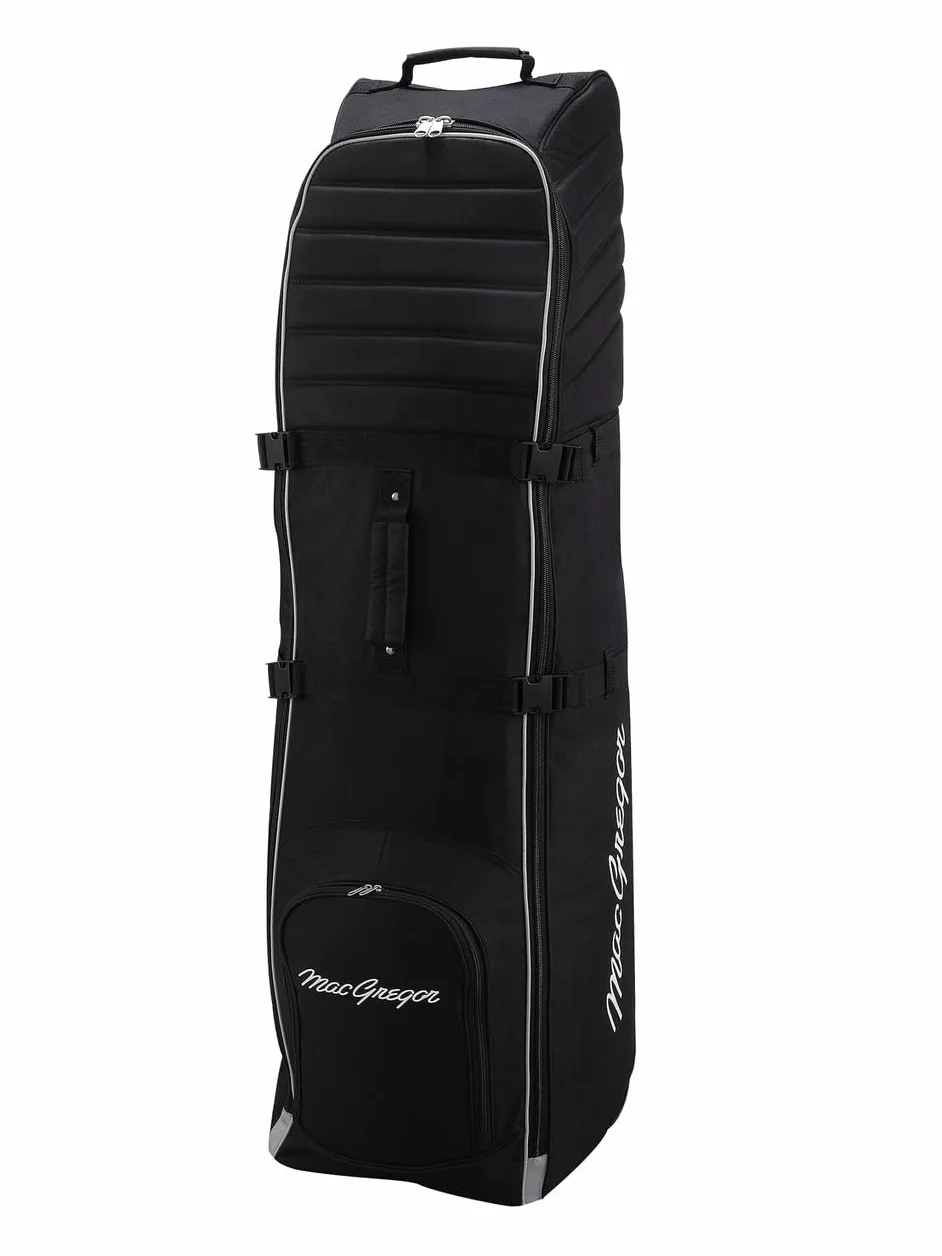 MacGregor VIP II - Custodia per mazze da golf, di lusso, da viaggio, con rotelle Più imbottitura e protezione.