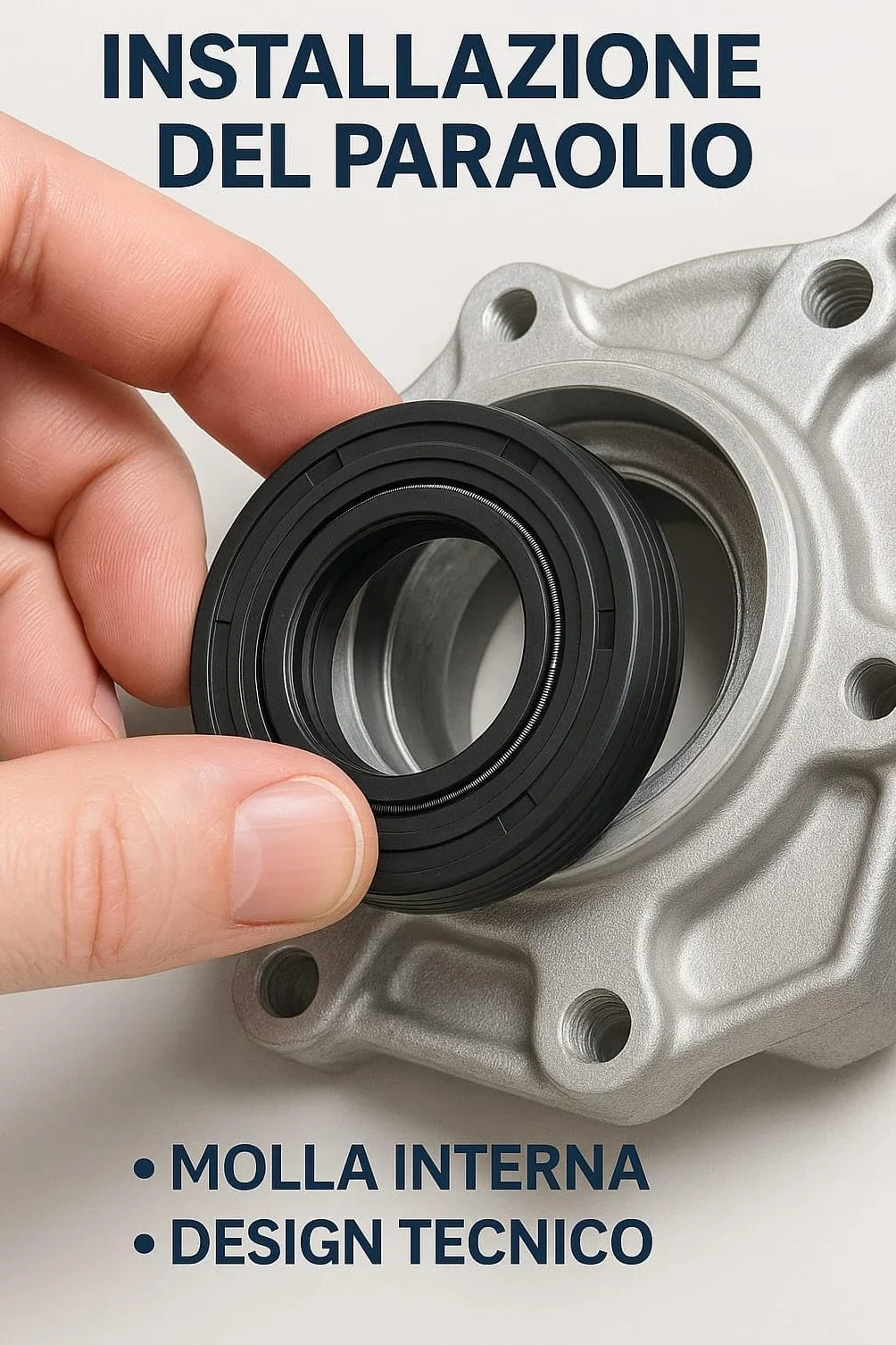 Paraolio in Gomma NBR Doppio Labbro 14x22x7mm - Anello di Tenuta per Alberi Rotanti, Riduttori, Motori Elettrici e Macchine Agricole - Guarnizione Antipolvere e Antiperdita - SAMMA PARTS