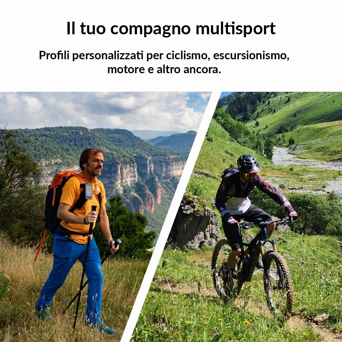 TwoNav Terra 64 GB navigatore GPS con mappa Italia TomTom, schermo wide 3,7 pollici per escursionismo MTB