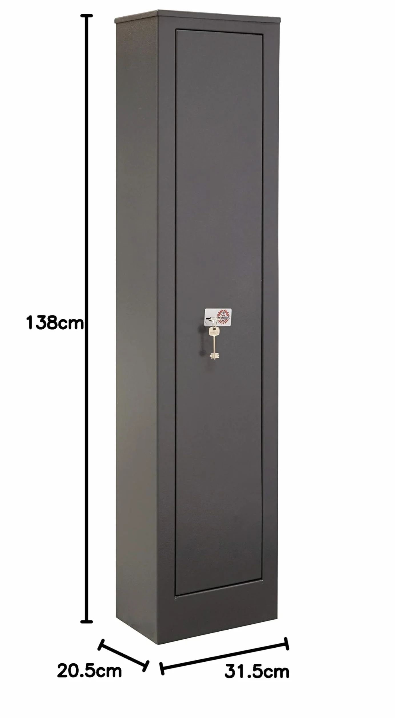 ARREGUI ARM050 Armadio Portafucili 5 Posti Cassaforte Fuciliera con Tesoretto Interno