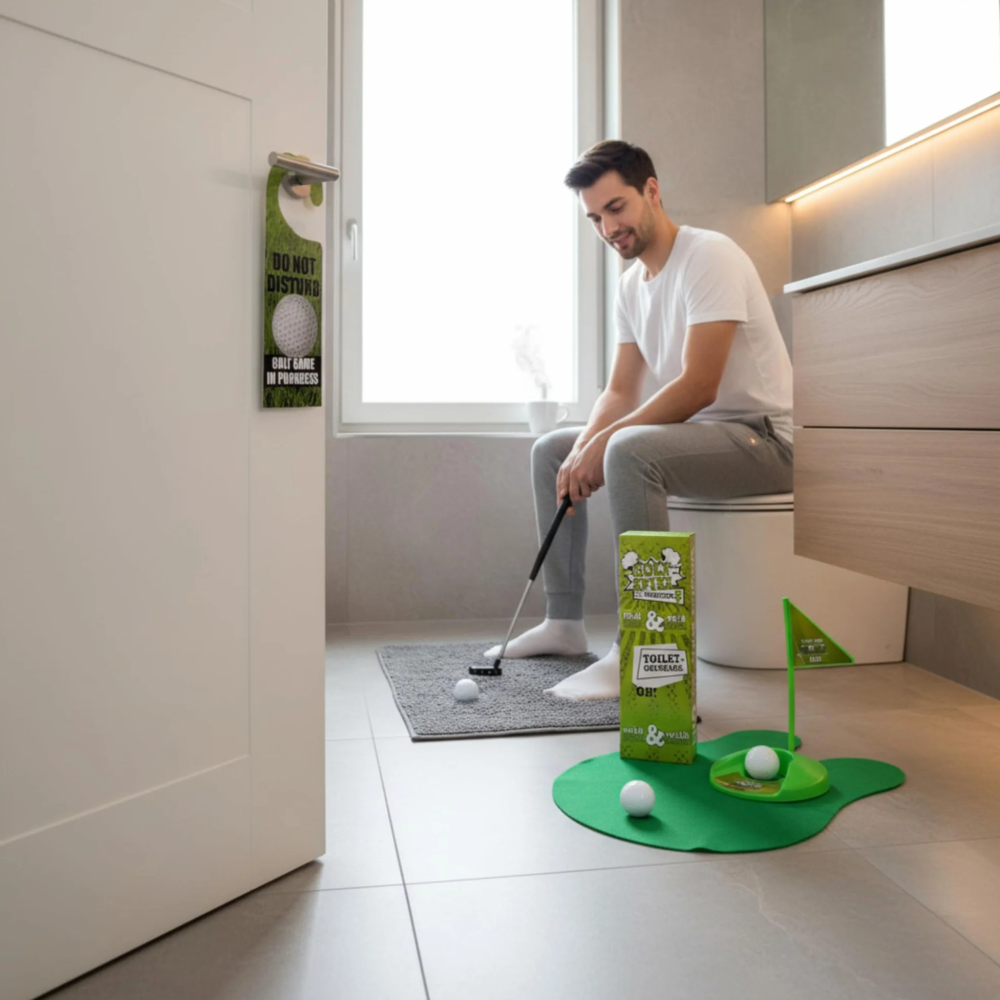 MIJOMA Gioco WC per il bagno, gioco da bagno