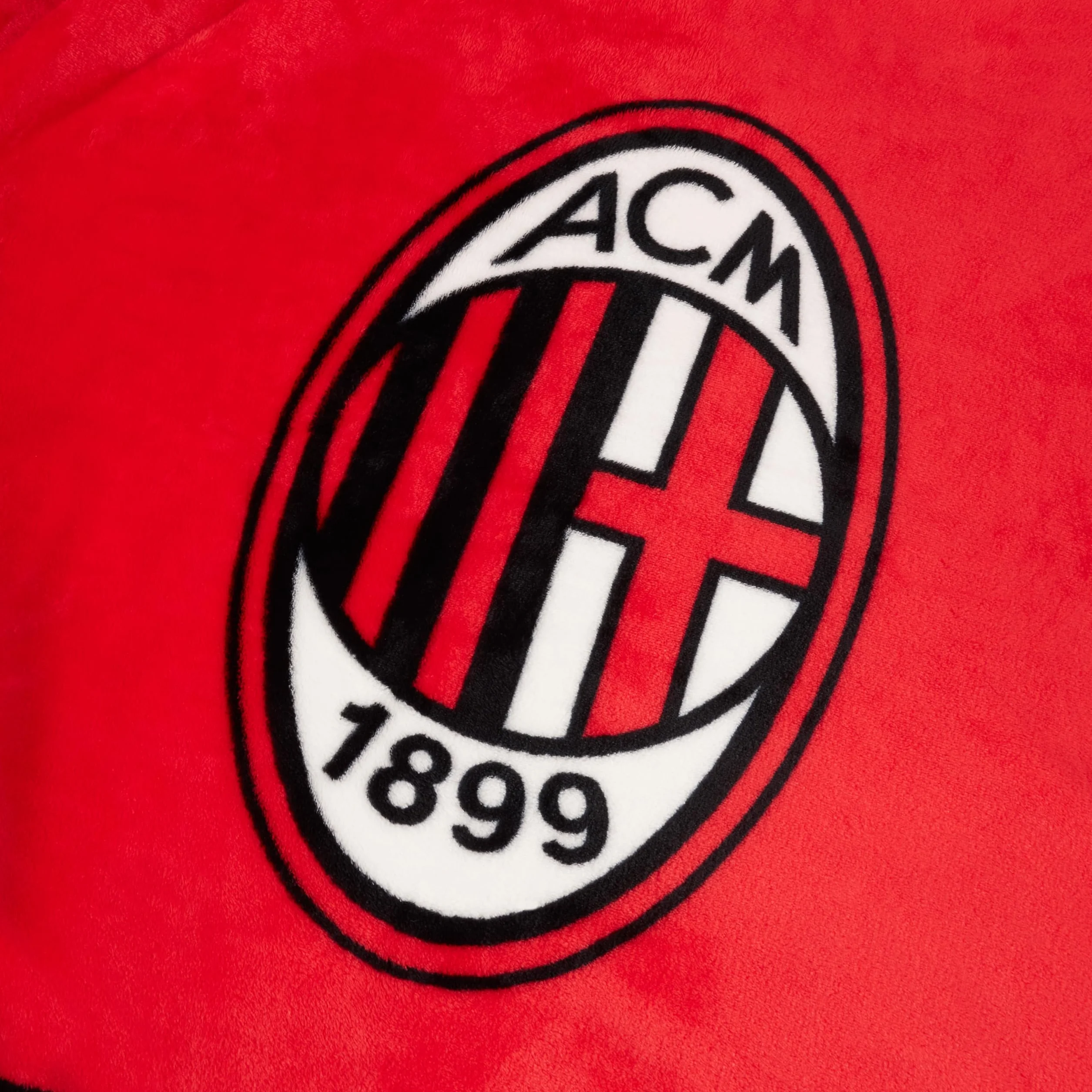 AC Milan Coperta Plaid Morbida 200x150 cm