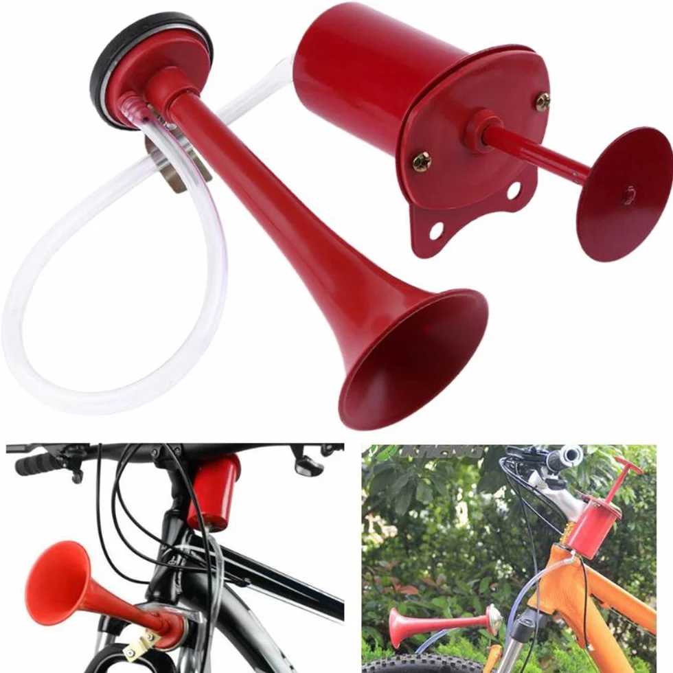 Retro Bicicletta Bell 25mm Metallo Air Horn Pompa Allarme