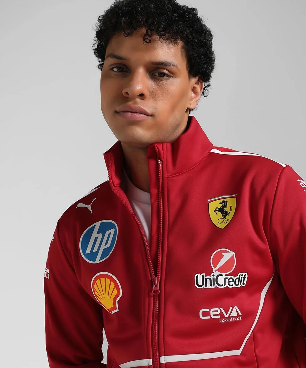 PUMA Scuderia Ferrari F1 Giacca Softshell Team 2025 - Rosso