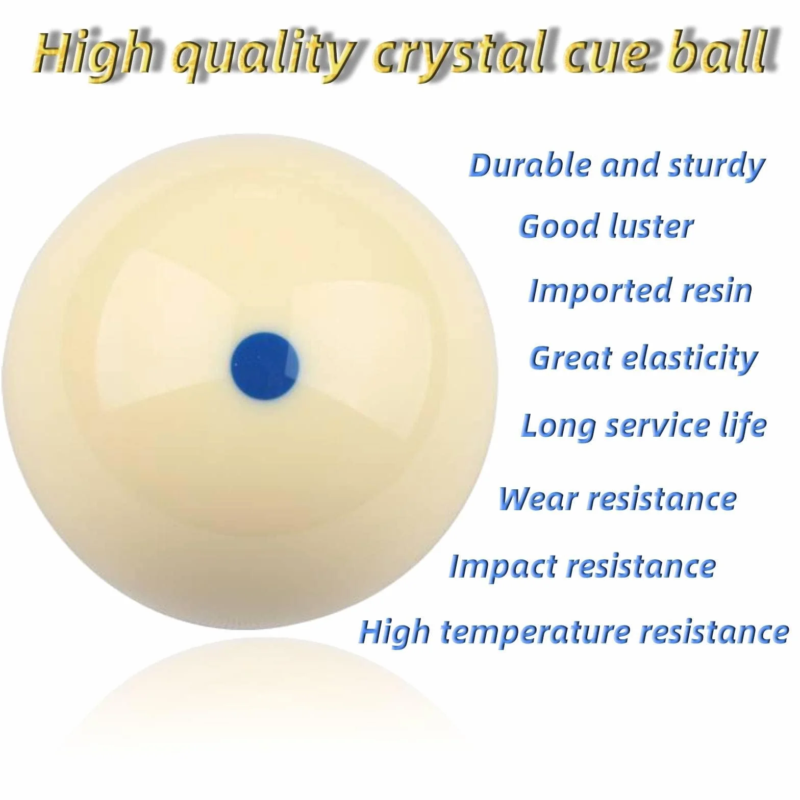 DOT-Spot Cue Ball 57,2 mm Pool Standard Training Ball