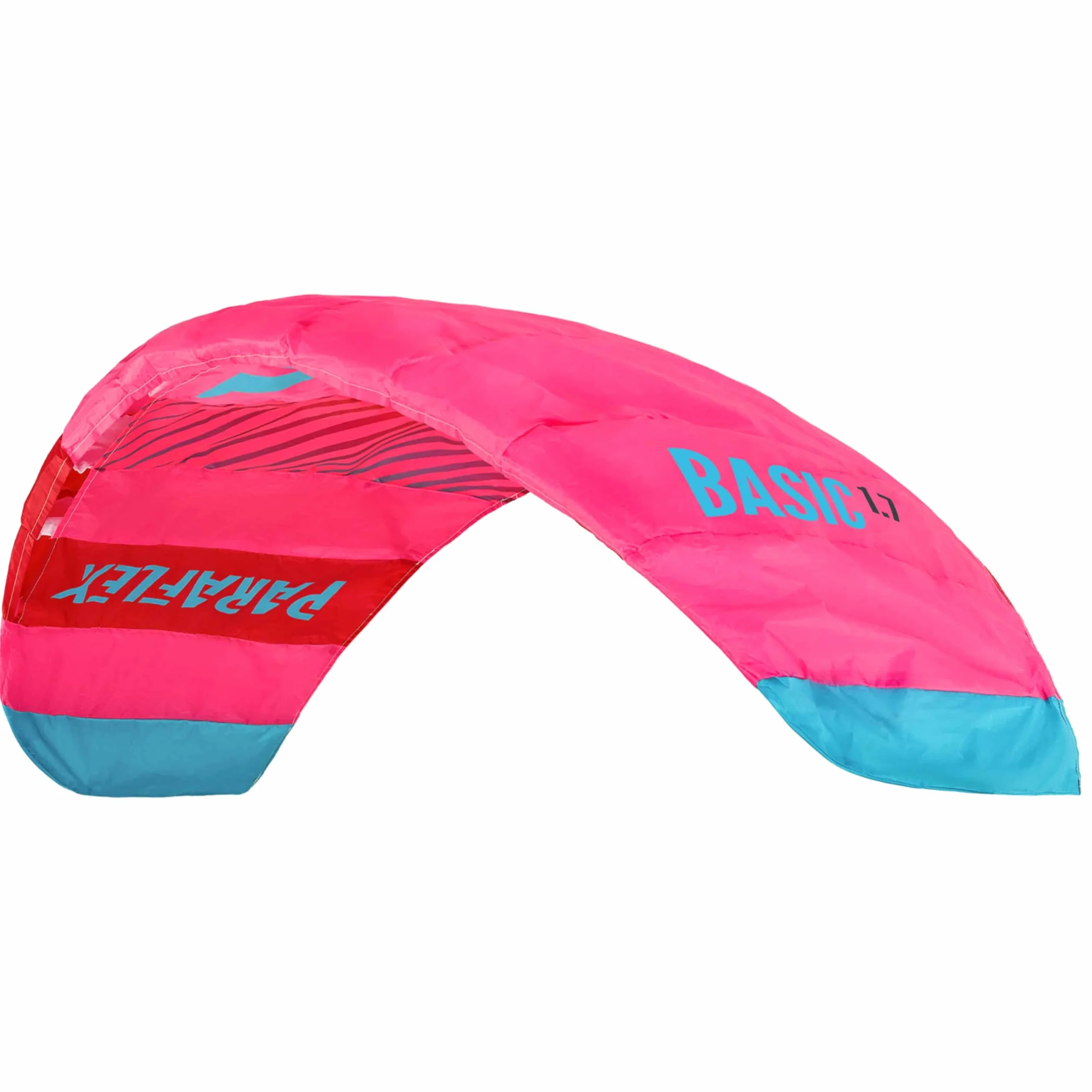 Wolkenstürmer Paraflex Basic 1.7 Aquilone pilotabile, poliestere Ripstop 70D, rosa, 170 cm, da 14 anni, 2 righe 45 kg