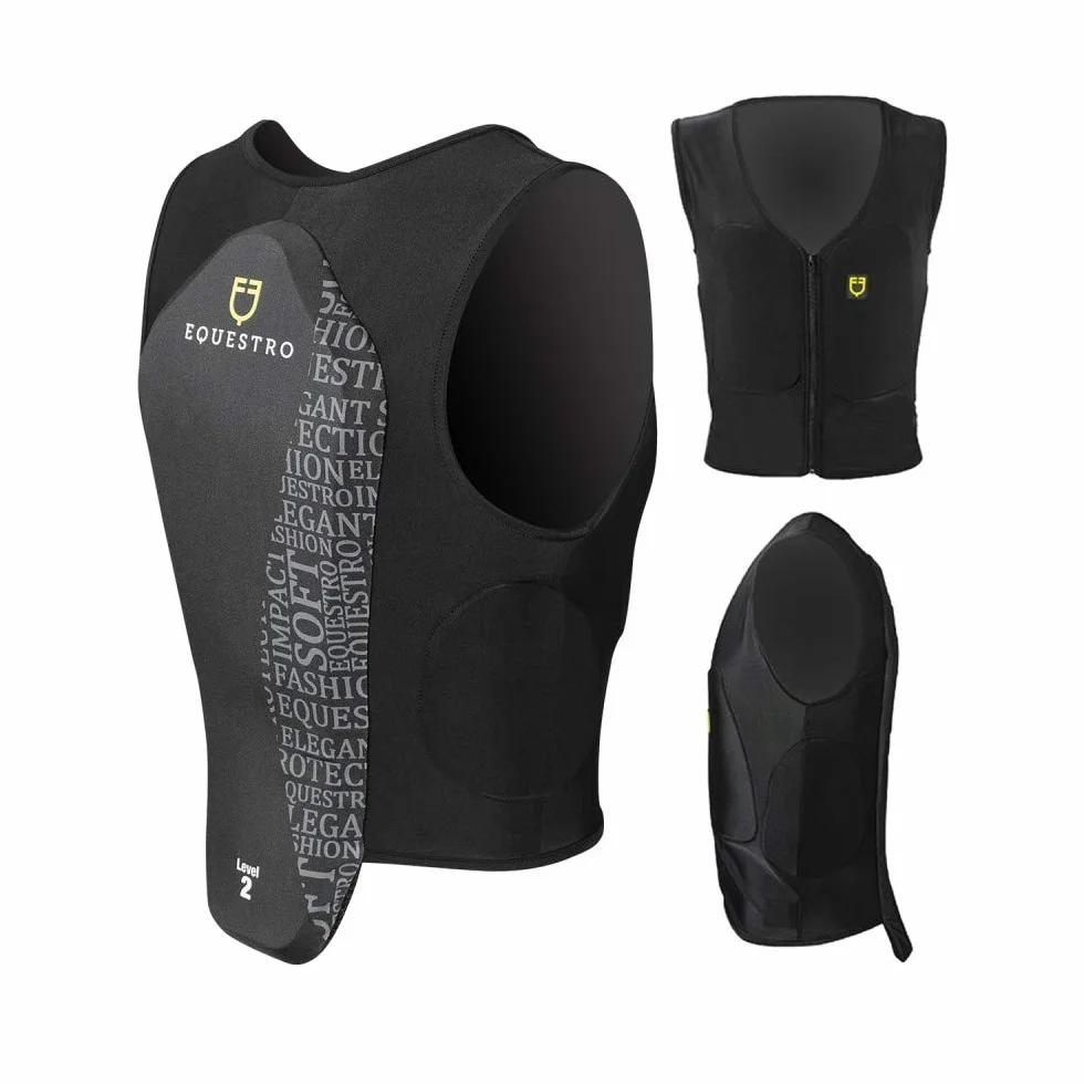 Paraschiena Bambino Unisex 10 Anni, Nero