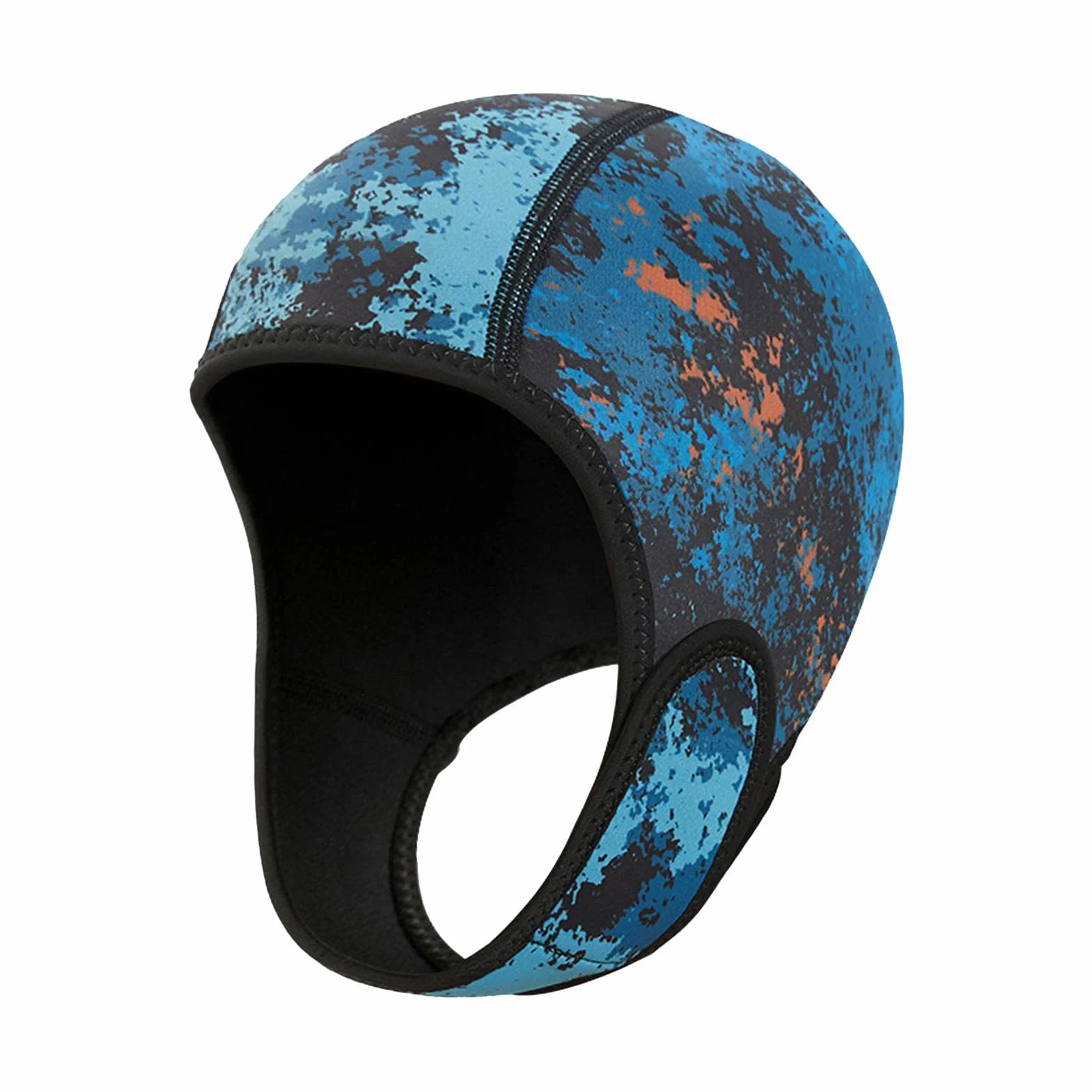 Cappuccio da Immersione in Neoprene 2 mm Elastico Caldo con Sottogola