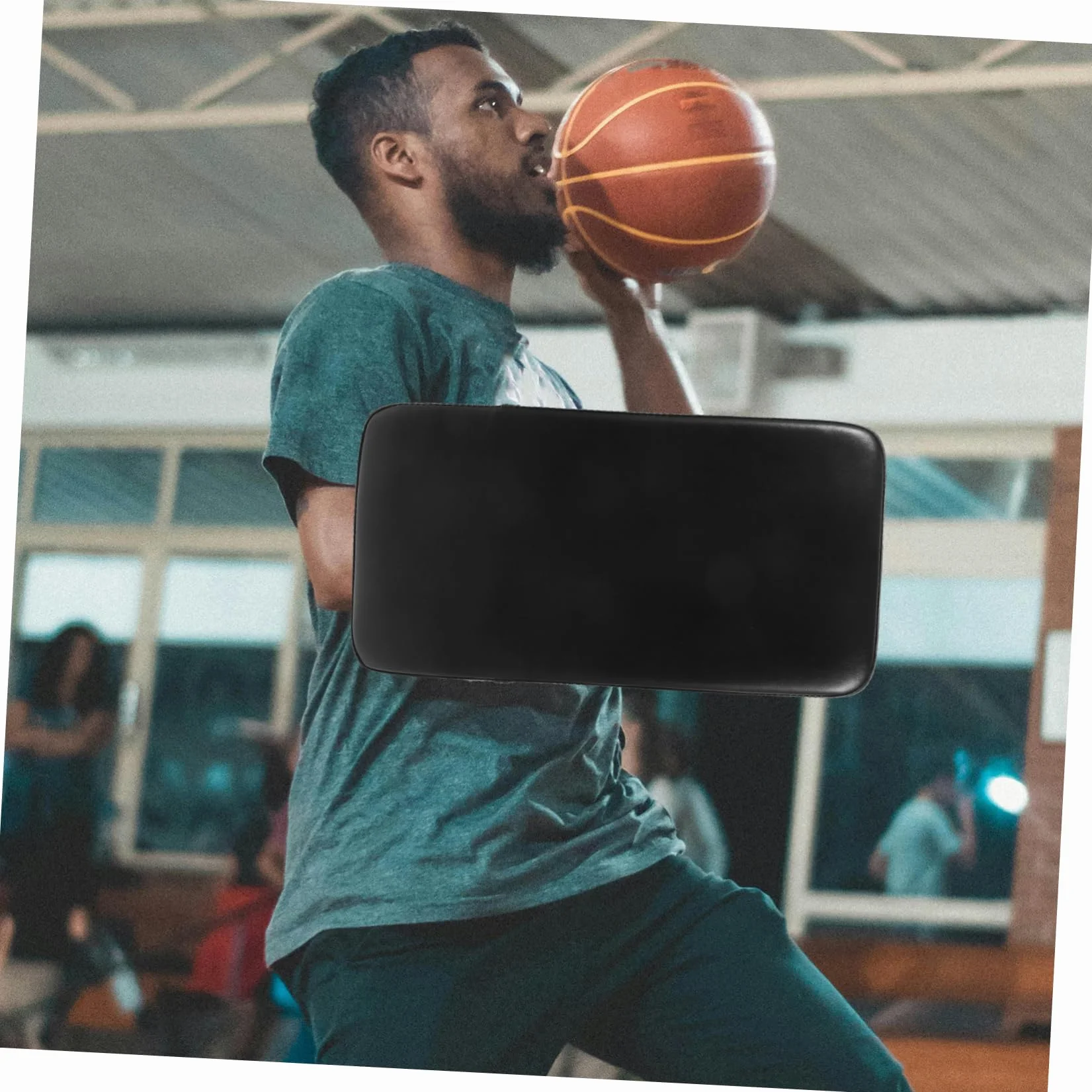 Toyvian Cuscino di Blocco per Allenamento Basket, Tappetino Multifunzione Imbottito in PVC e PU con Impugnatura Ergonomica