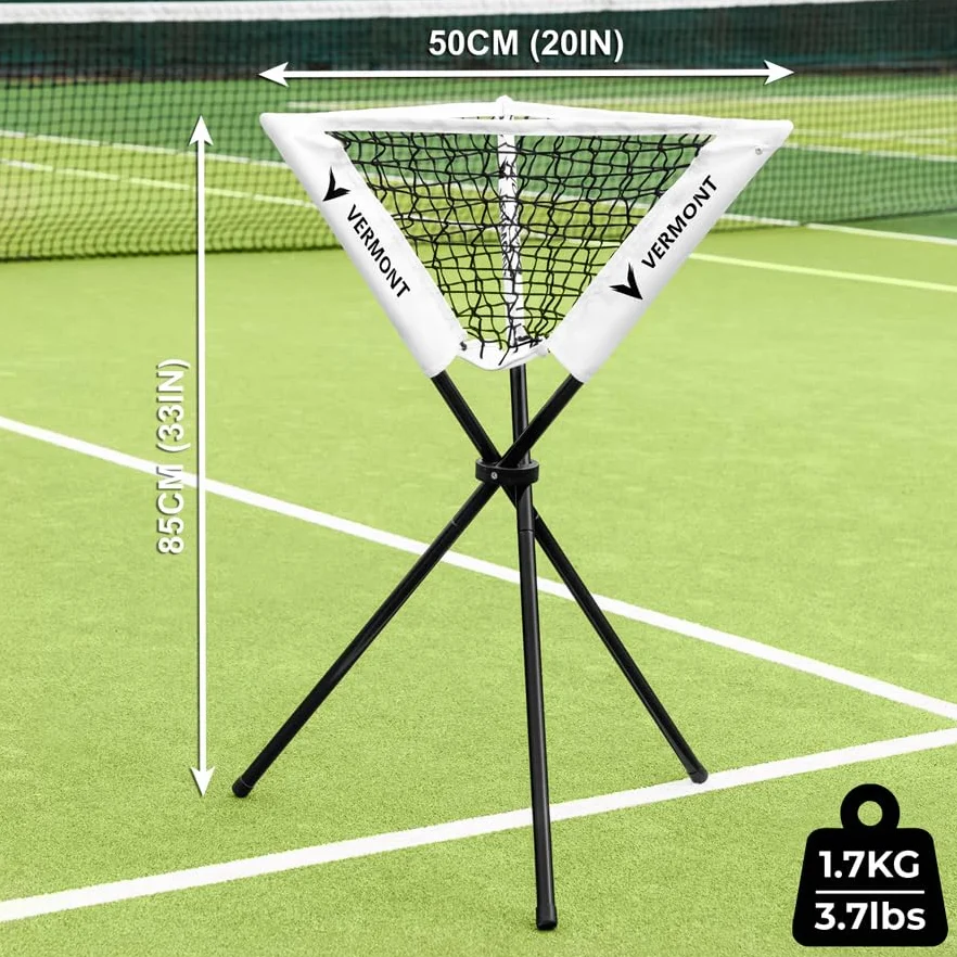 Vermont Cestino pieghevole portatile per palline da tennis fino a 80