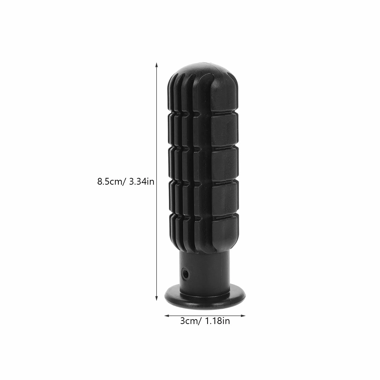 Manopole per Calcio da Tavolo in PVC Nero Sostitutive 0,7 M