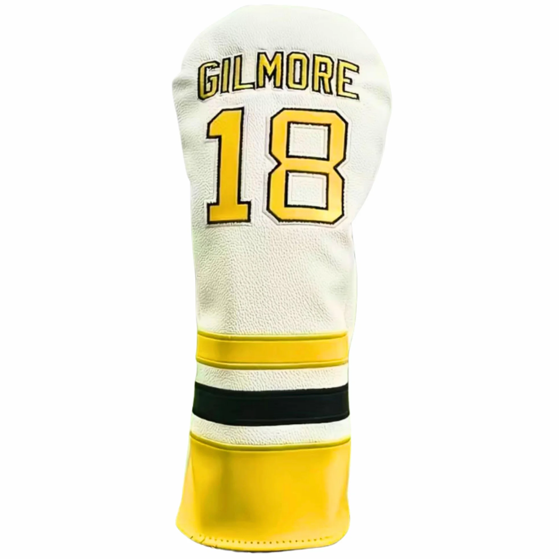 Happy Gilmore Syren Copertura per mazza da golf in finta pelle con chiusura magnetica giallo