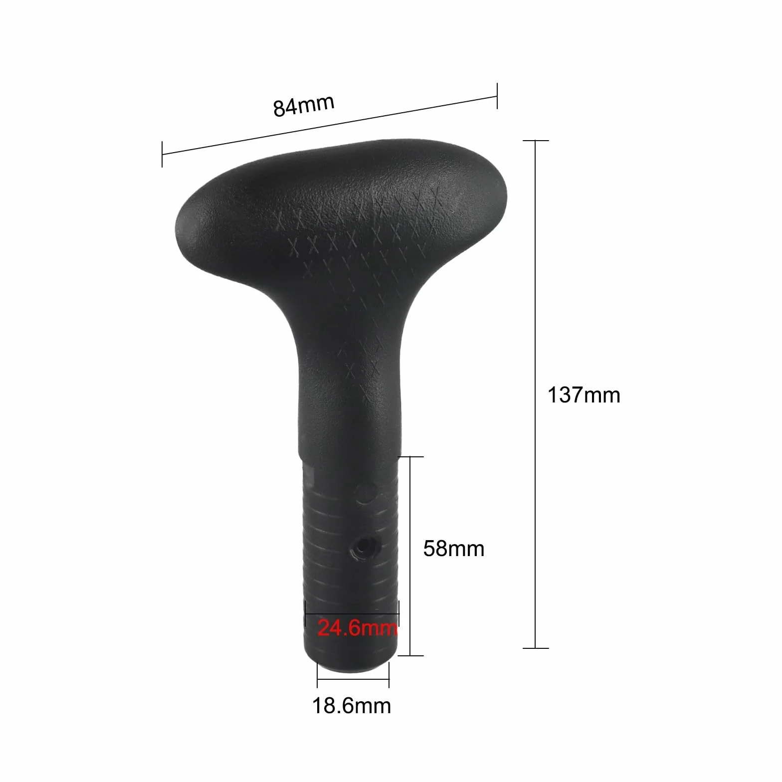Manico di ricambio in nylon ABS per pagaie canoa SUP paddle surf barca
