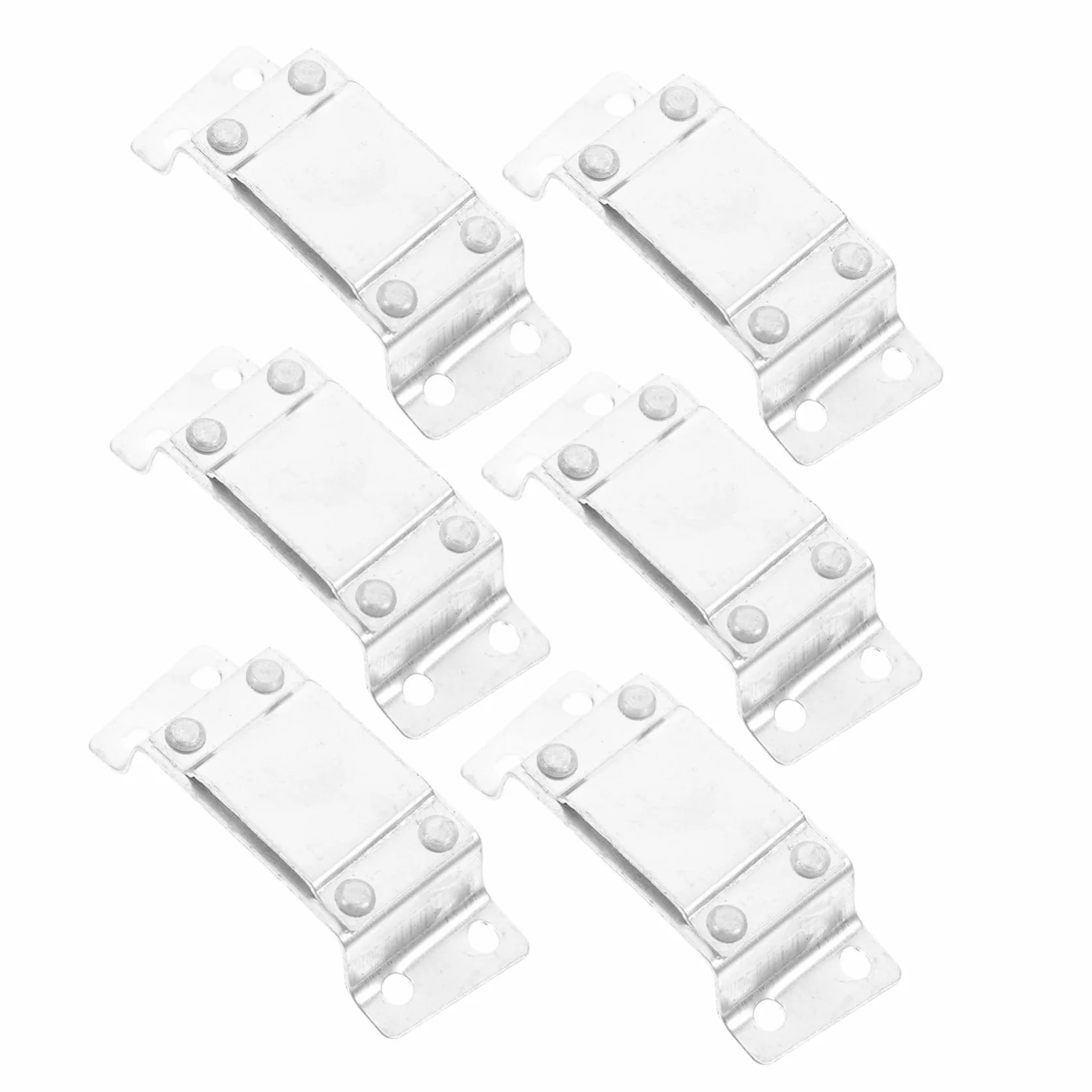 6 Pezzi Clip per Elmetto in Lega di Alluminio Argento, Leggero e Resistente