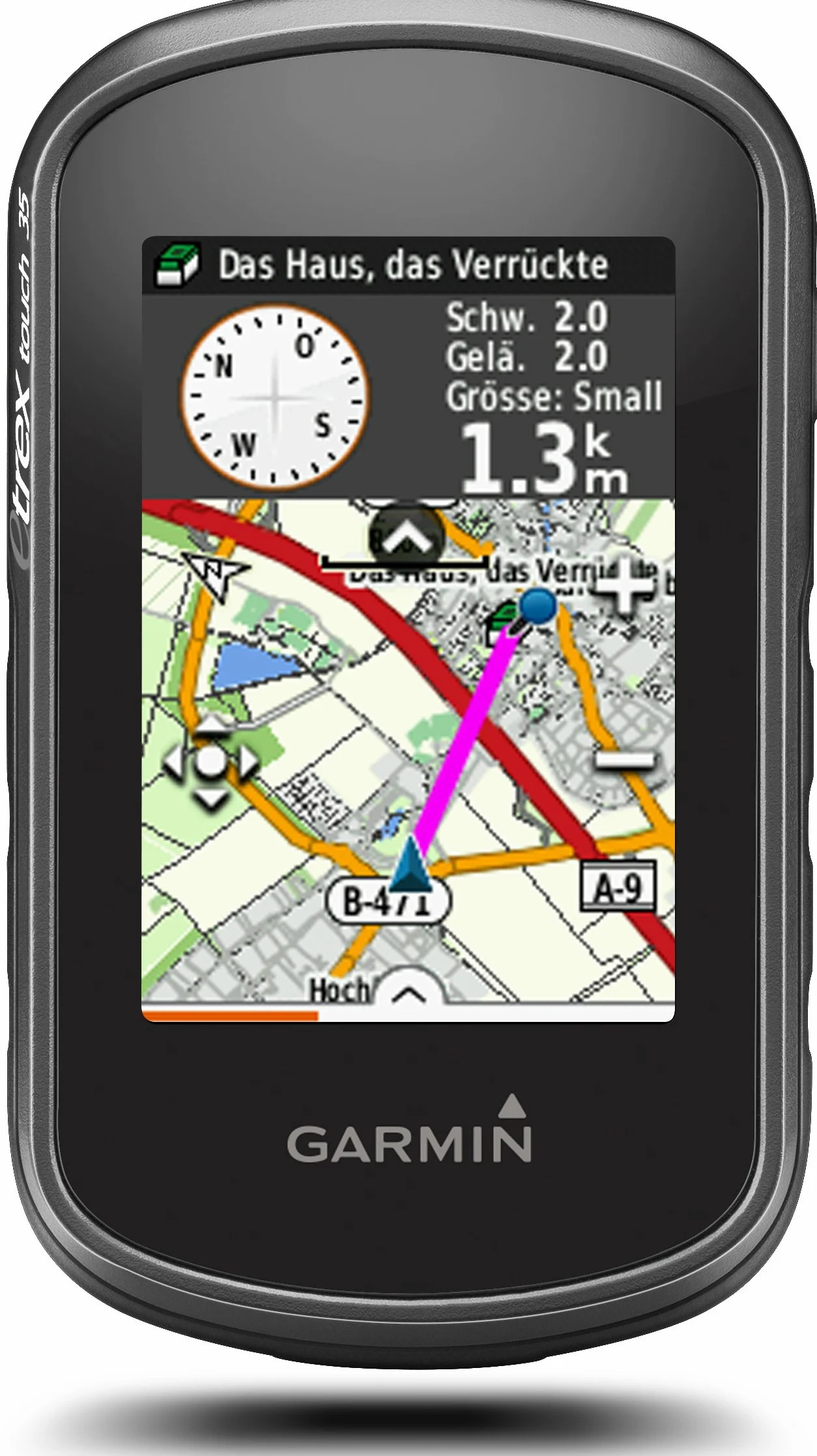 Garmin eTrex Touch 35 GPS Portatile, Schermo 2.6", Altimetro Barometrico e Bussola Elettronica, Mappa TopoActive Europa Occidentale, Nero (Ricondizionato)