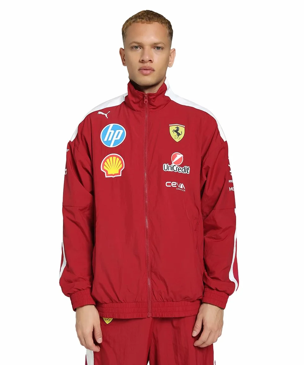 PUMA Giacca Oversize Piloti Scuderia Ferrari T7 2025 da Uomo