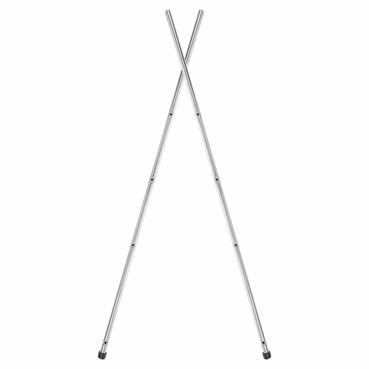 GARVALON Aste Calcio Balilla in Ferro 52,5 cm 2 Pezzi