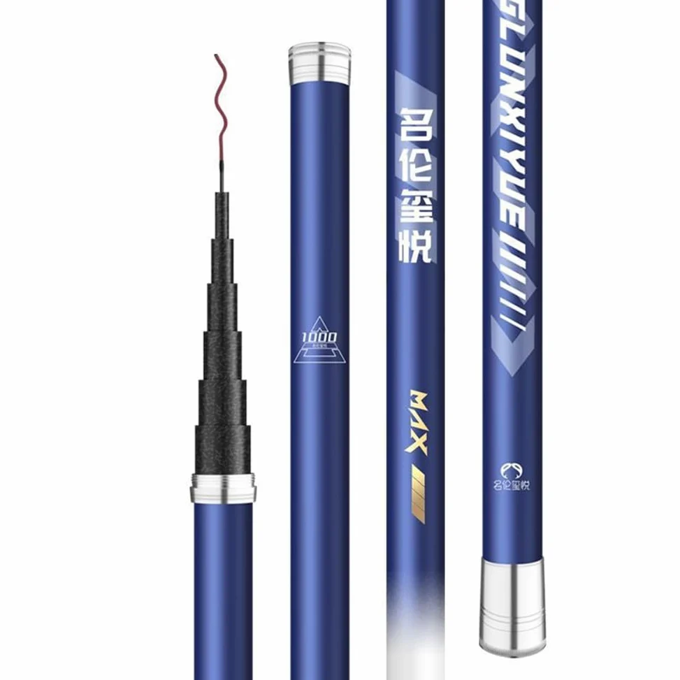 Canna da Pesca telescopica 8M-16M Canna da Pesca Super Rigida da Competizione per Carpe(8m)