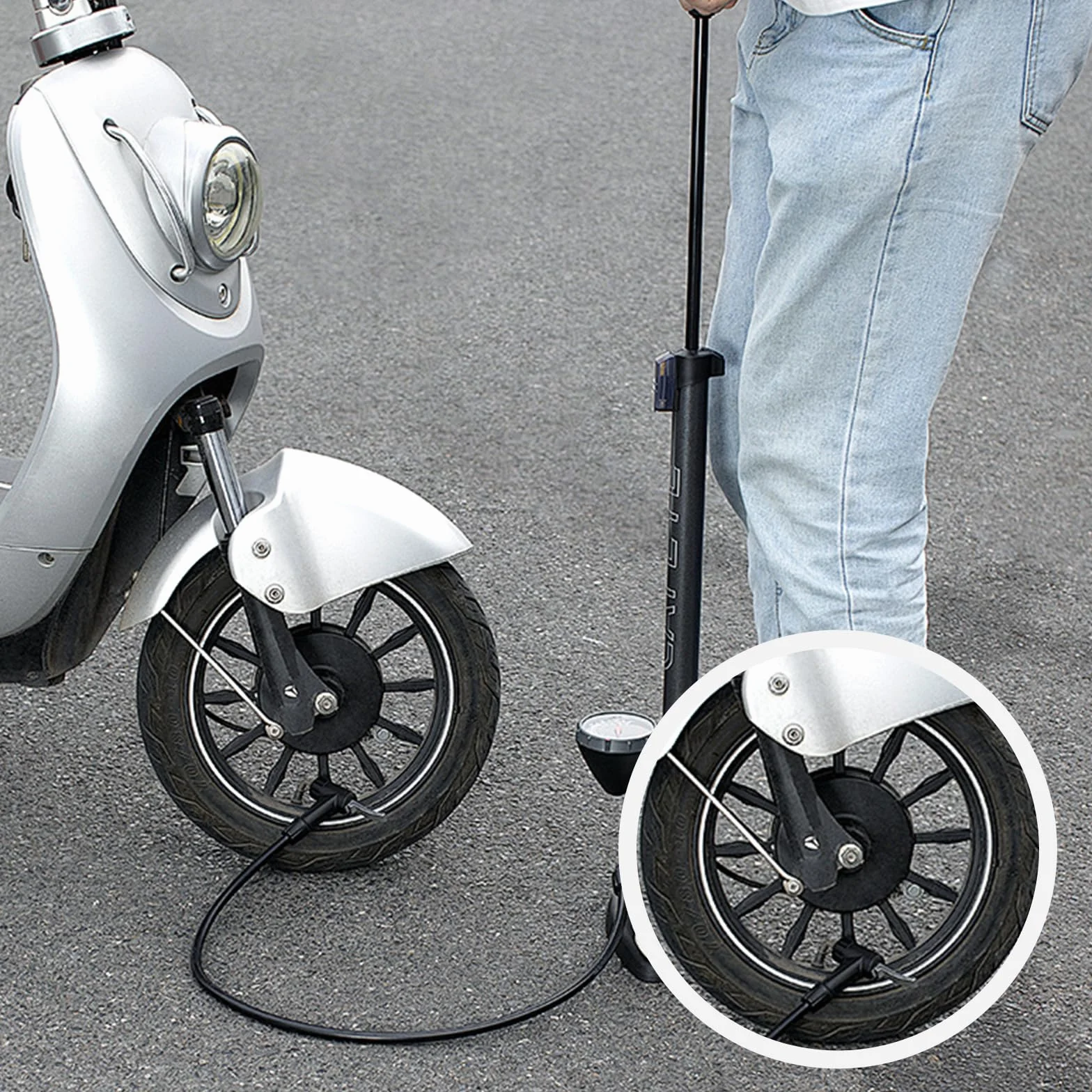 Universale Testa della Pompa per Bici – 2 Pezzi Ricambi Valvola Presta