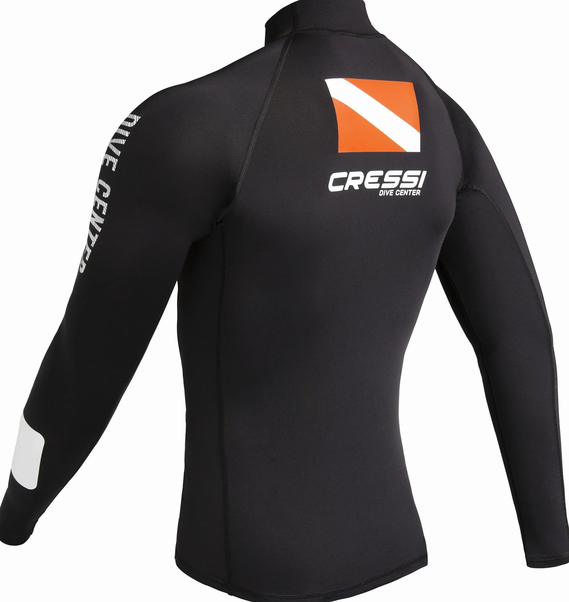Cressi Rash Guard Man Black UV Protection 50+ Dive Center Maglia Protettiva Uomo
