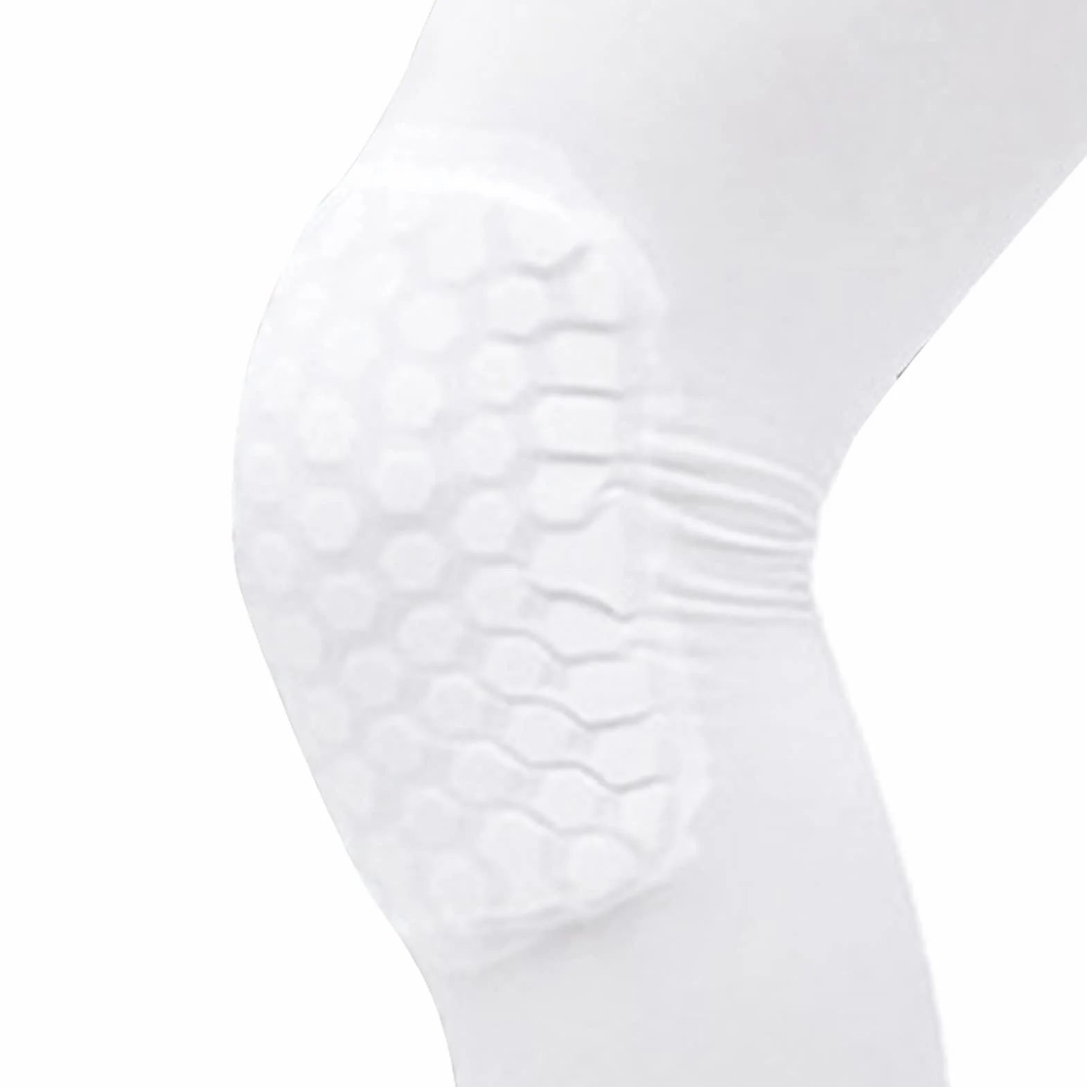 Ginocchiera Unisex a Compressione Anticollisione a Nido d'Ape per Pallacanestro (M 160-175 cm)