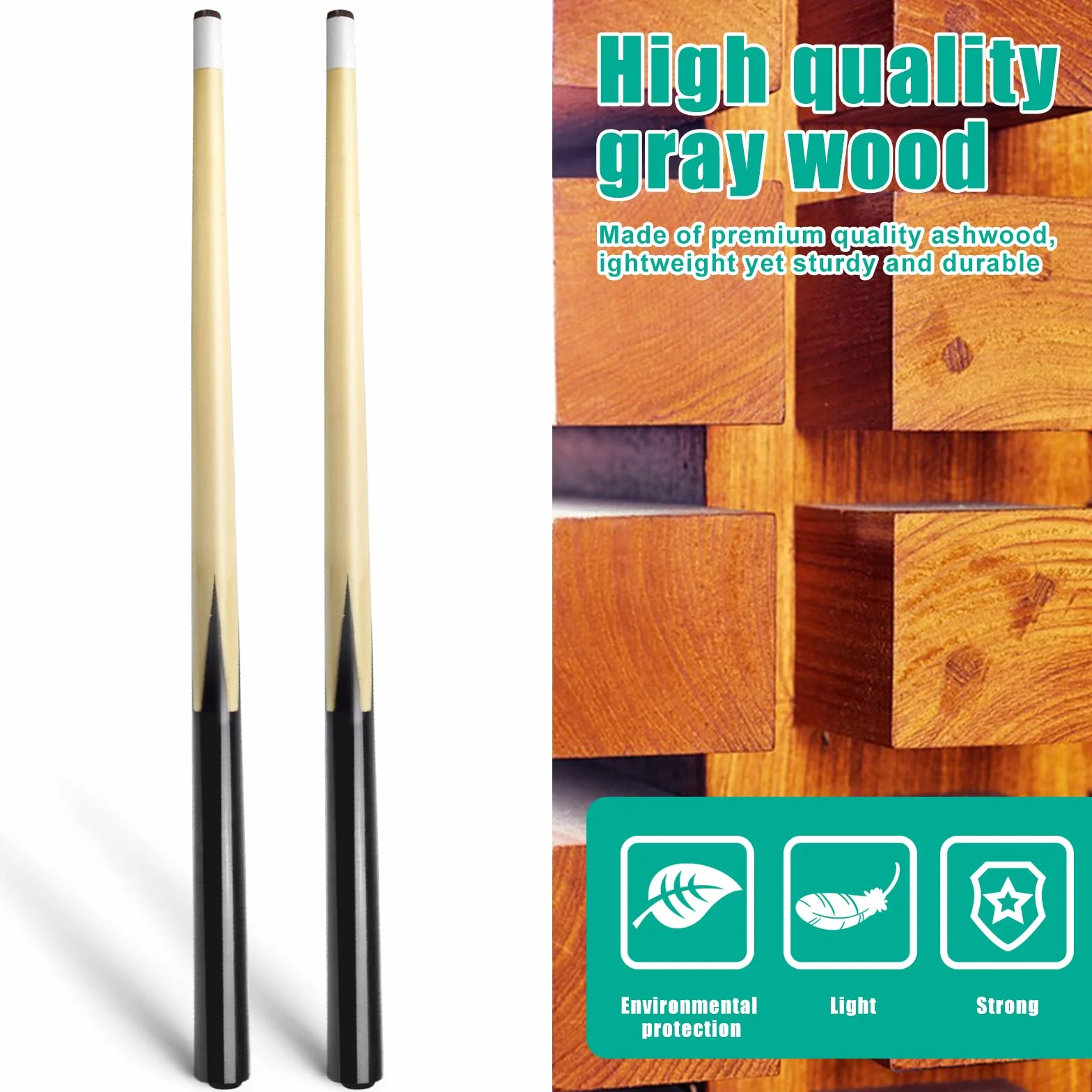 Hardwood 19Inch Mini Pool Cue Stick for Kids Billiard Cue