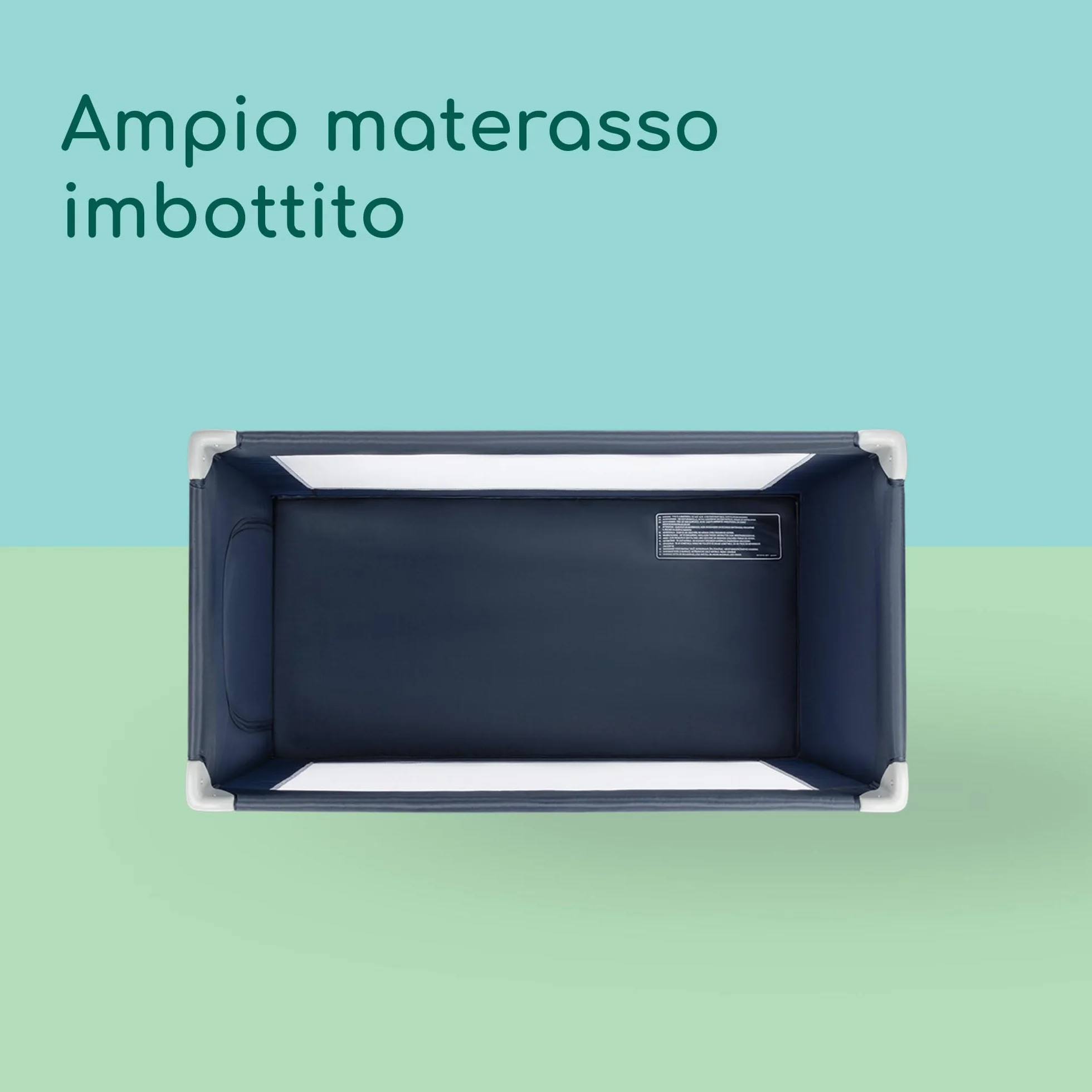 Bebeconfort Sweet Dreams Lettino da Campeggio per Bambini 0-3 anni 15 kg Pieghevole Leggero Materasso Imbottito Navy Blue