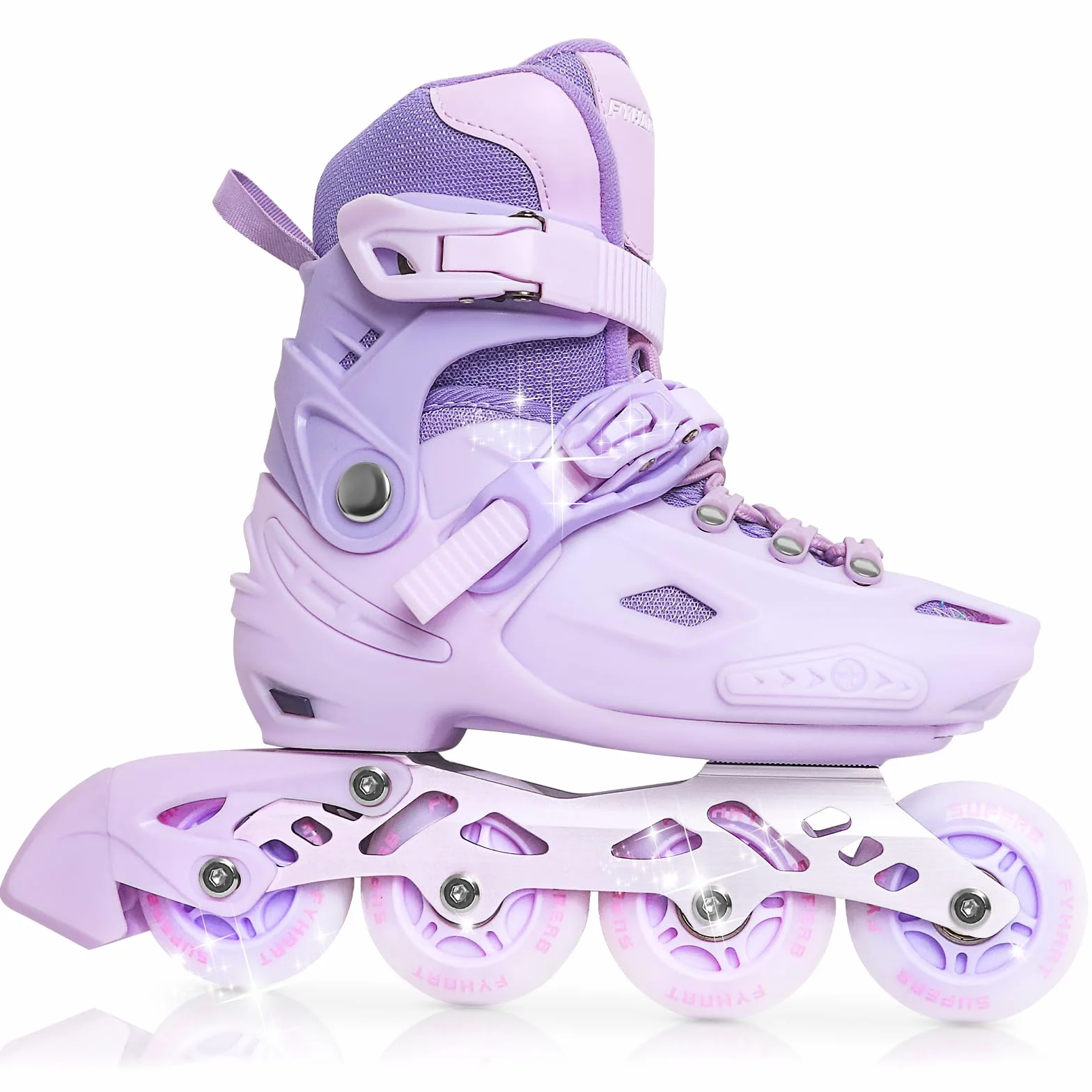 Pattini in Linea Bambina Regolabili per Ragazze Ragazzi, Pattini a Rotelle Bambina per principianti grandi pattini a Rotelle per bambini, Indoor Principianti Inliner Outdoor