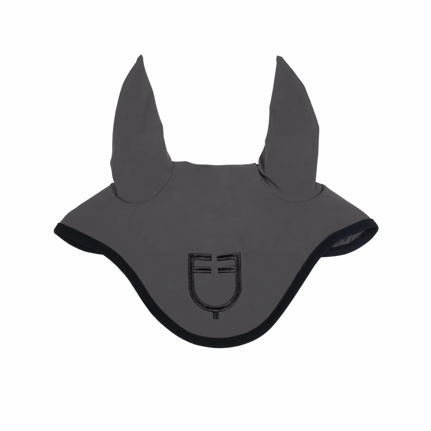 Cuffietta in tessuto tecnico black line edition Equestro - Full, Nero