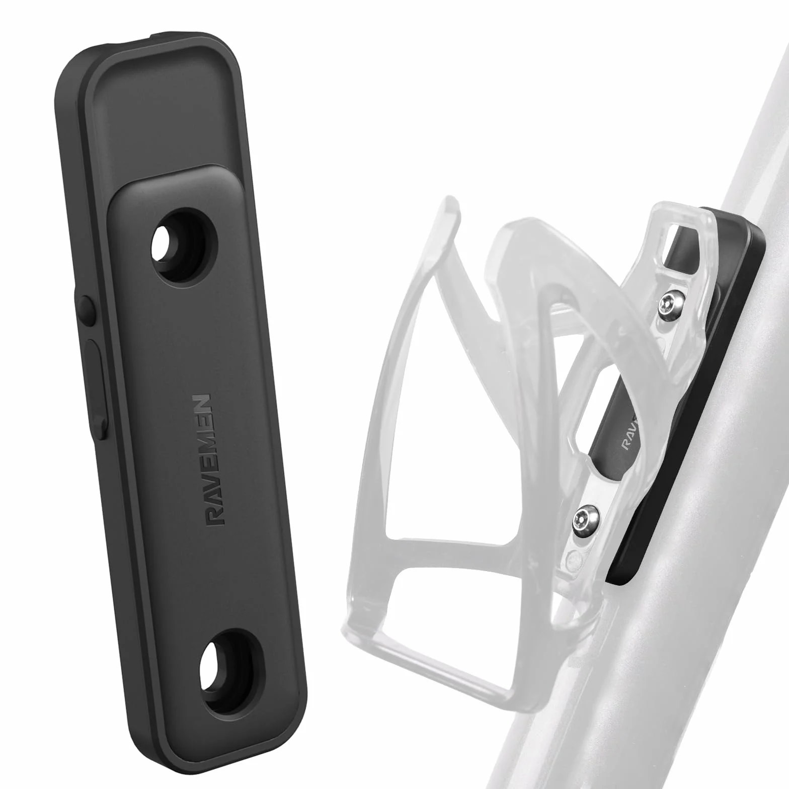 Ravemen Bike Tracker compatibile con Apple Find My, localizzatore GPS antifurto ricaricabile per biciclette, durata 8 mesi, accessori nascosti sotto la bottiglia (solo iOS)