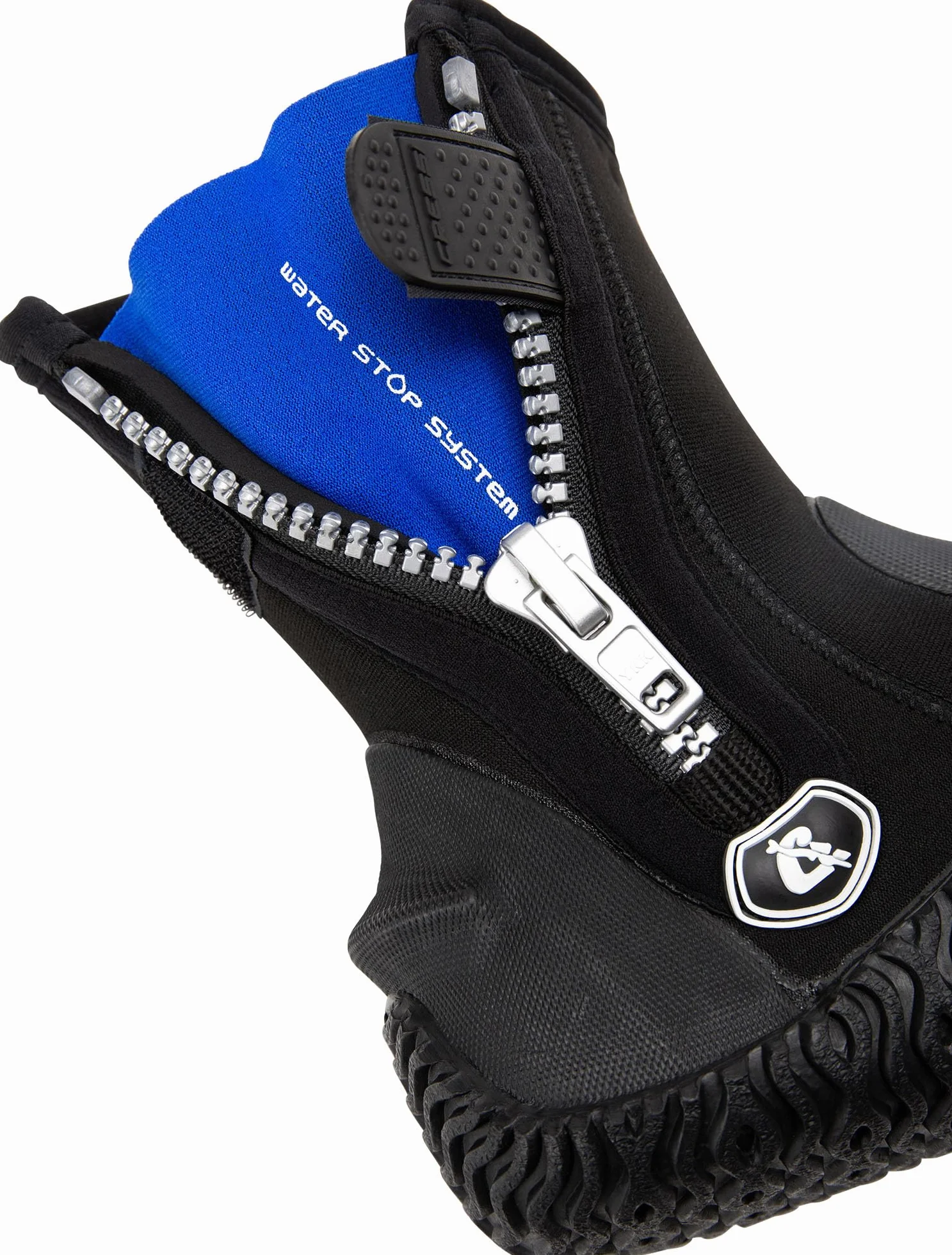 CRESSI Korsor Semi Rigid Sole Boots, Calzari con Suola Semi Rigida per Immersioni, Nero 3/5/7 mm, Unisex Adulto