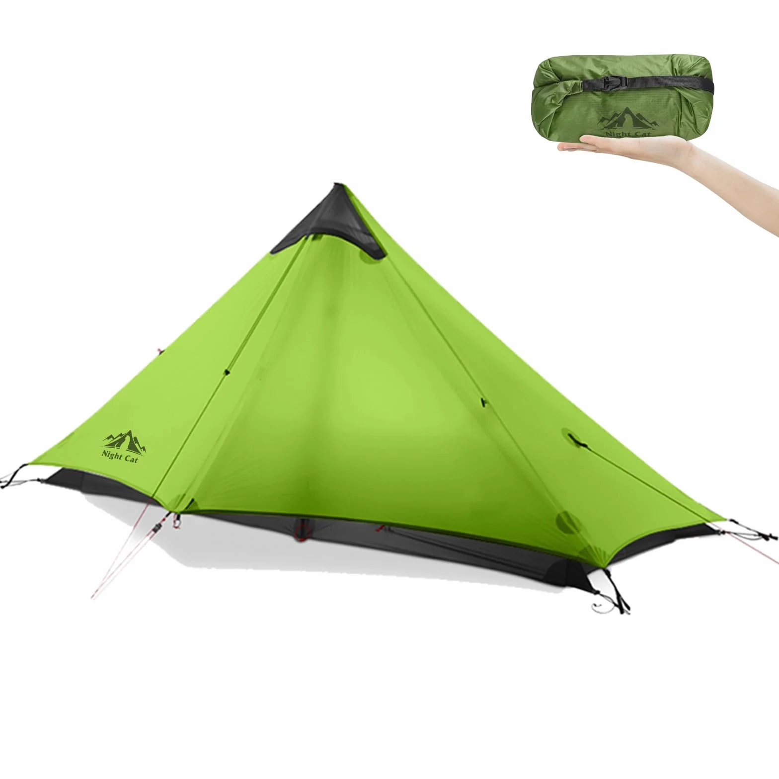 Night Cat Tenda Da Campeggio 1 Posto Ultraleggera Impermeabile Trekking
