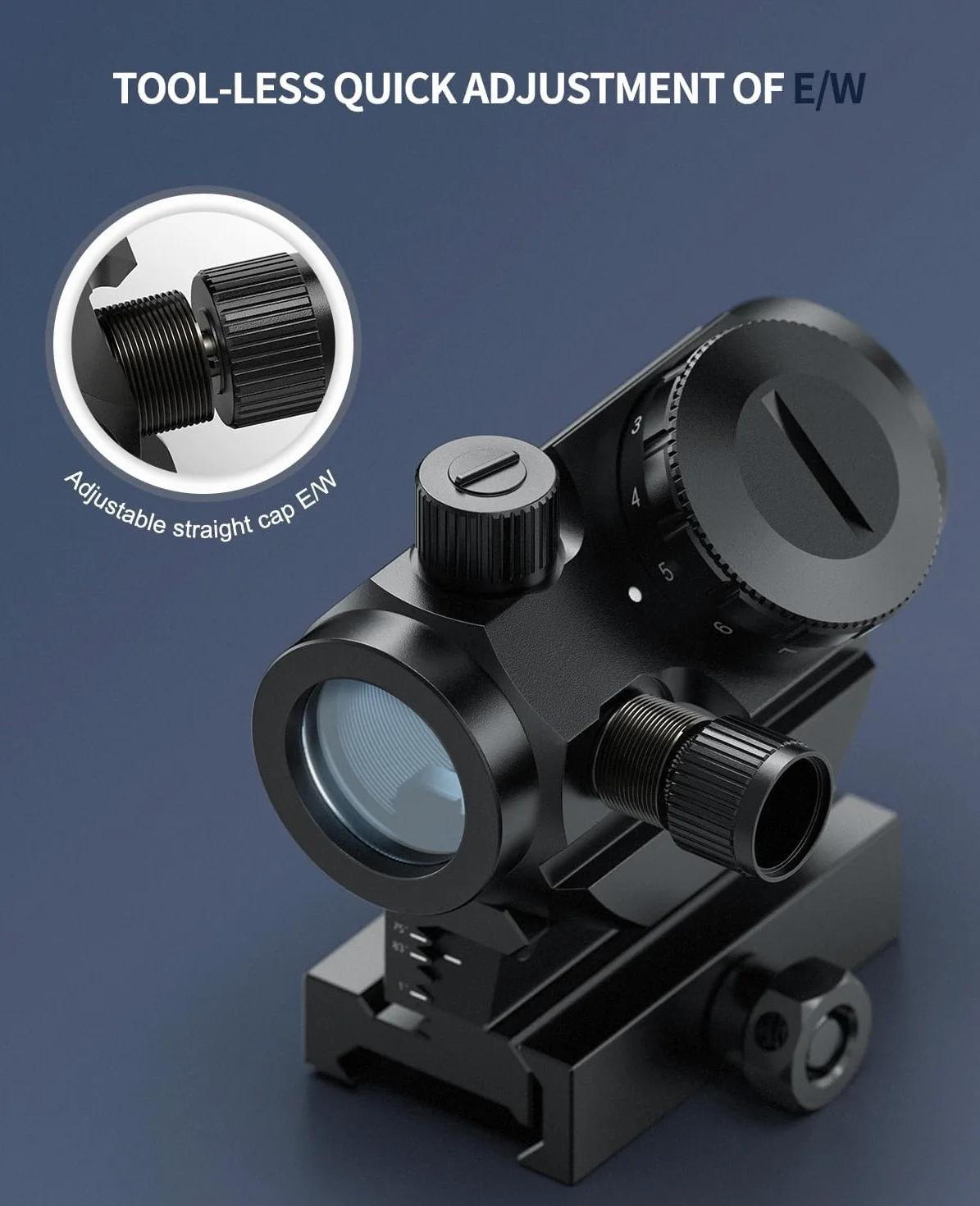 Feyachi RDS-10 Red Dot Softair 4MOA 1x22 mm Mirino Tattico Picatinny 20mm/22mm