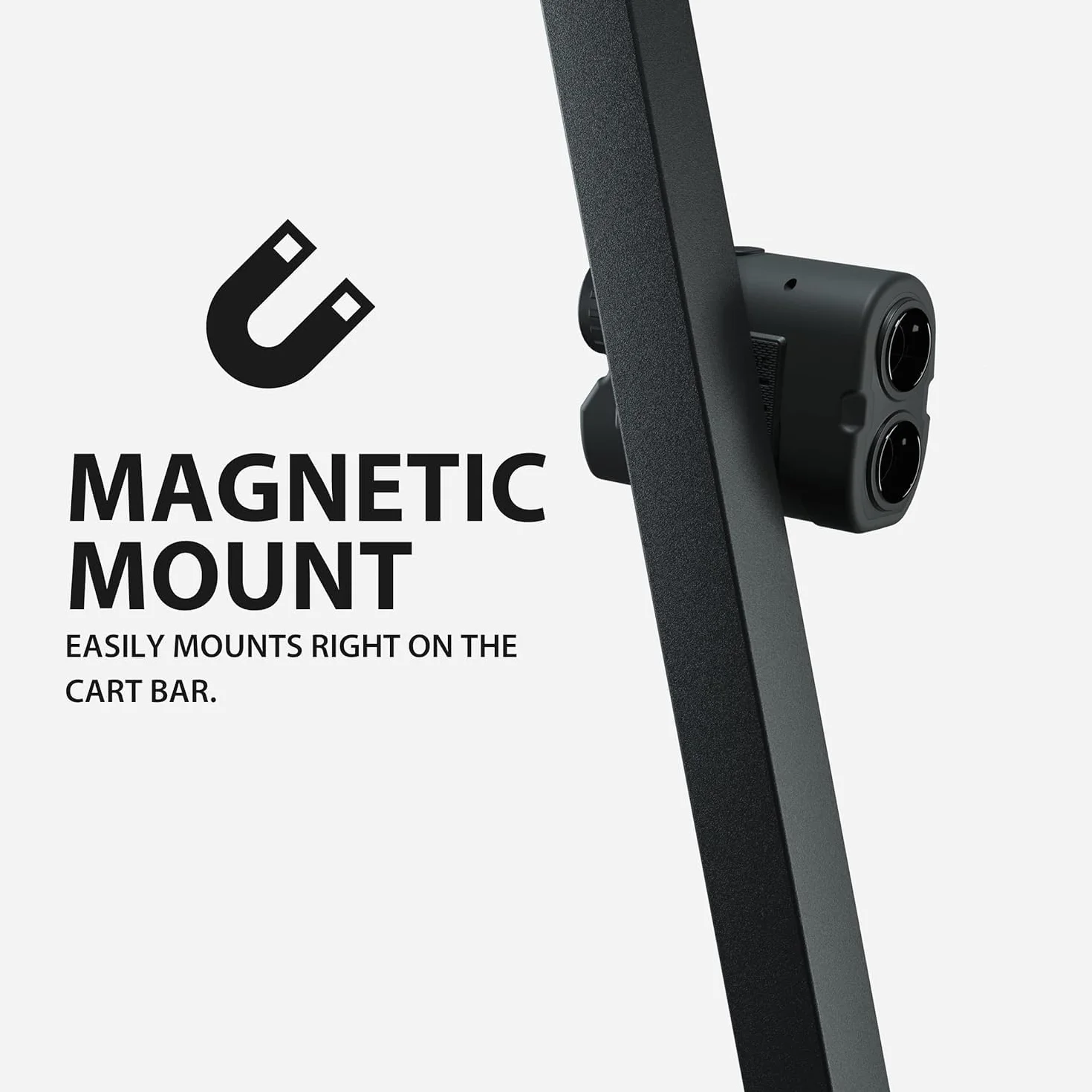 Gogogo Sport Vpro Telemetro Golf 1097 M(1200 Iarde) con Pendenza OFF/ON, Magnetica Telemetri con Ingrandimento 6X,Blocco della Bandiera e Vibrazione,Scansione,Velocità, Batteria Gratuita,Precisione ±1
